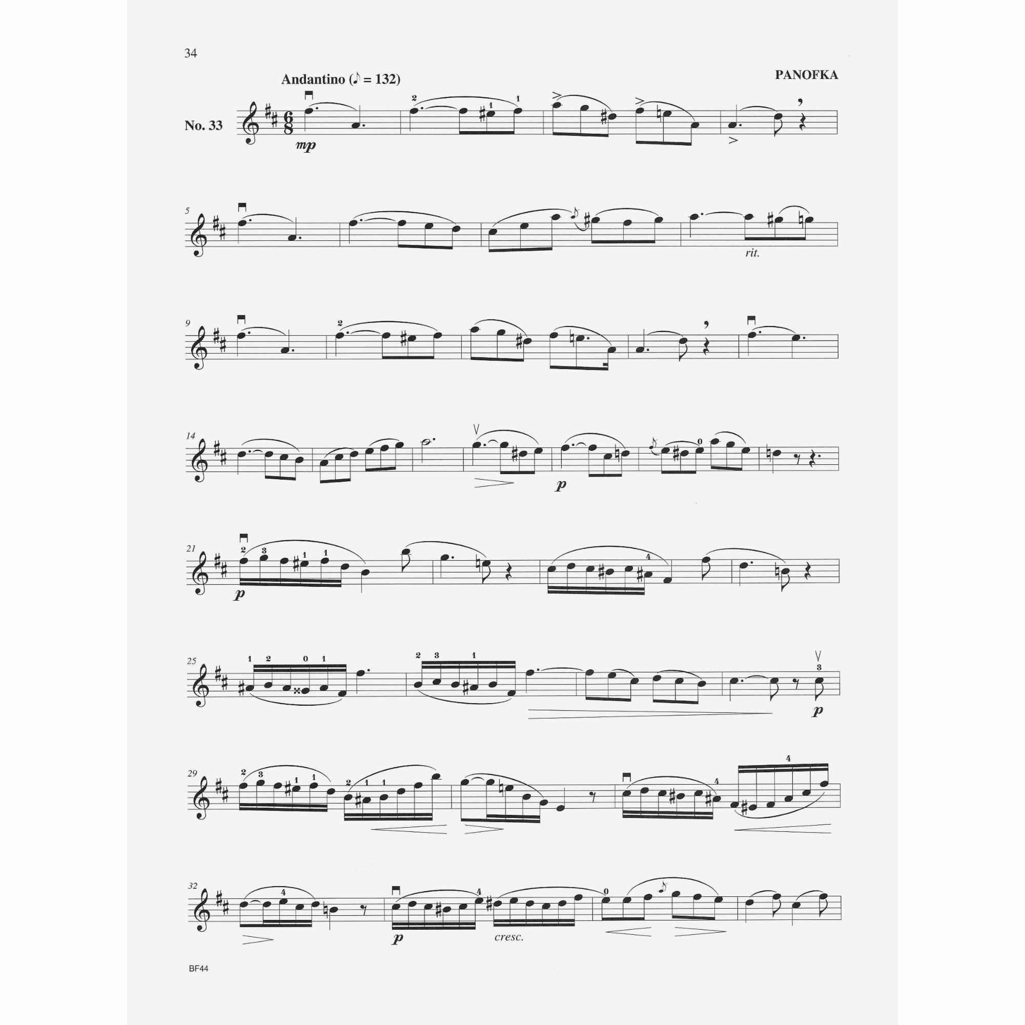Sample: Violin (Pg. 34)