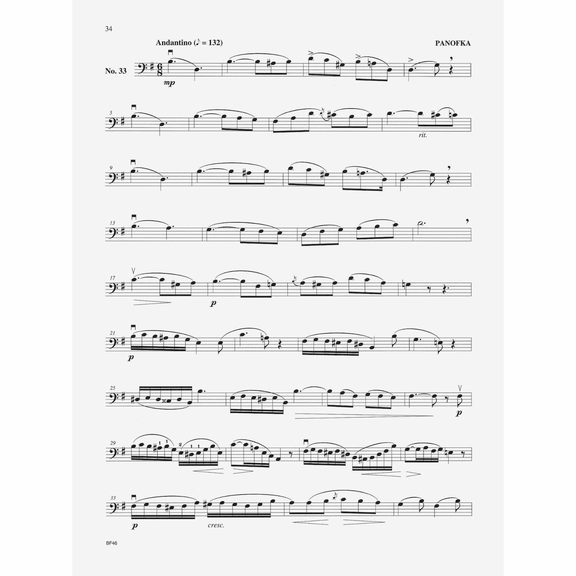 Sample: Cello (Pg. 34)