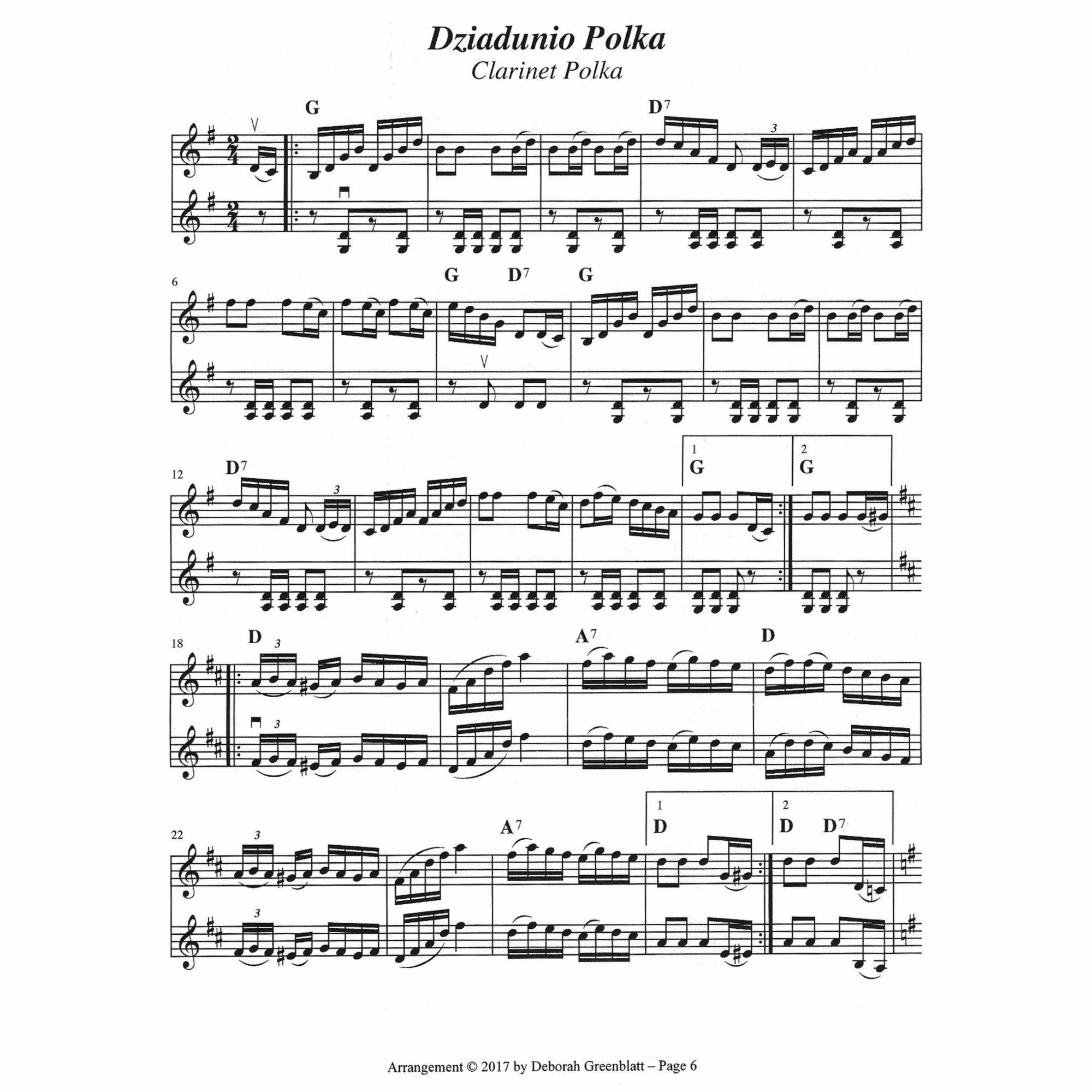 Sample: Two Violins (Pg. 6)