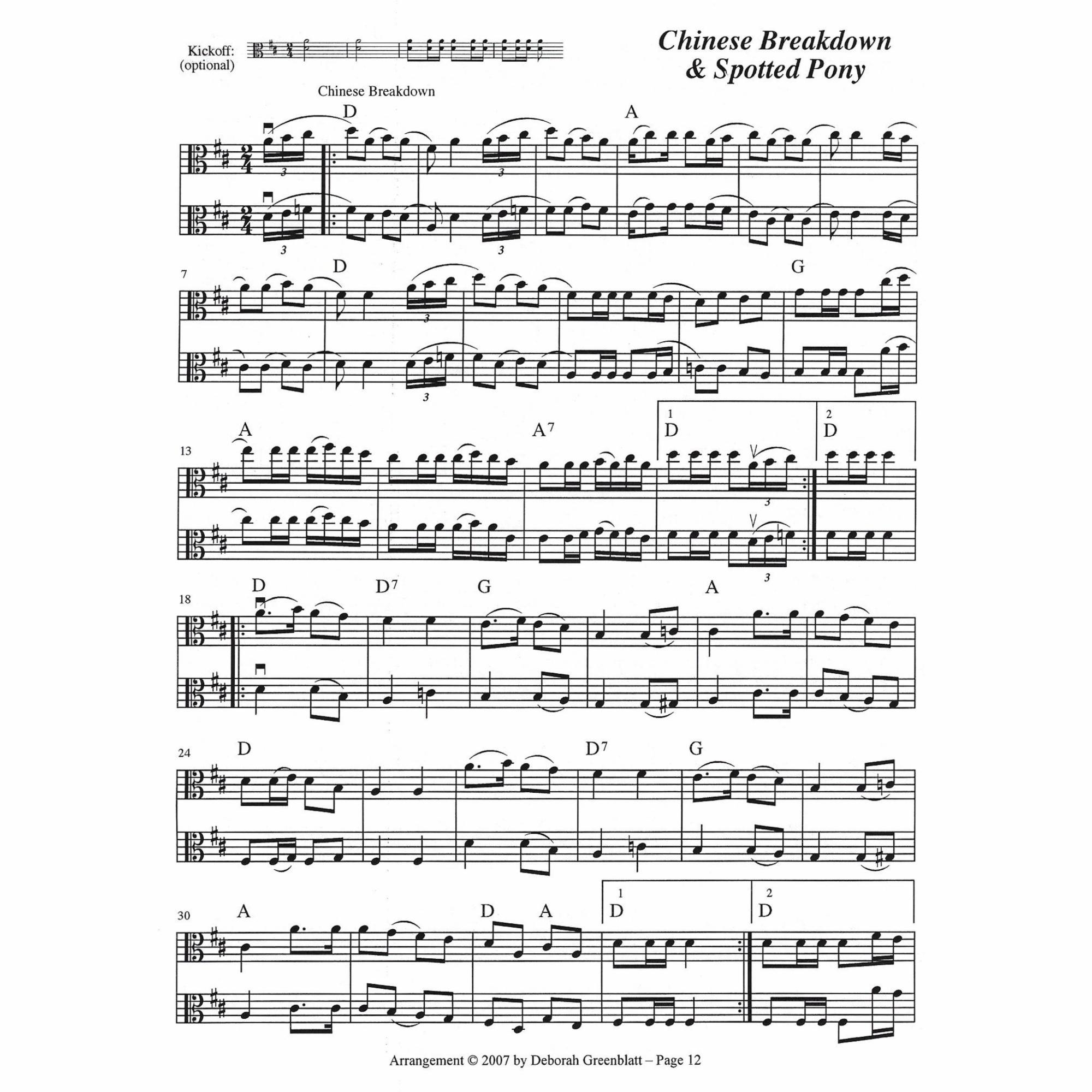 Sample: Two Violas (Pg. 12)