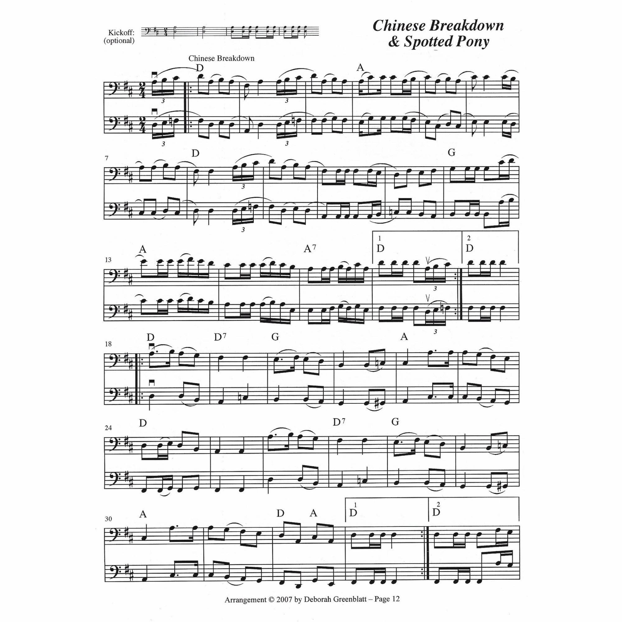 Sample: Two Cellos (Pg. 12)