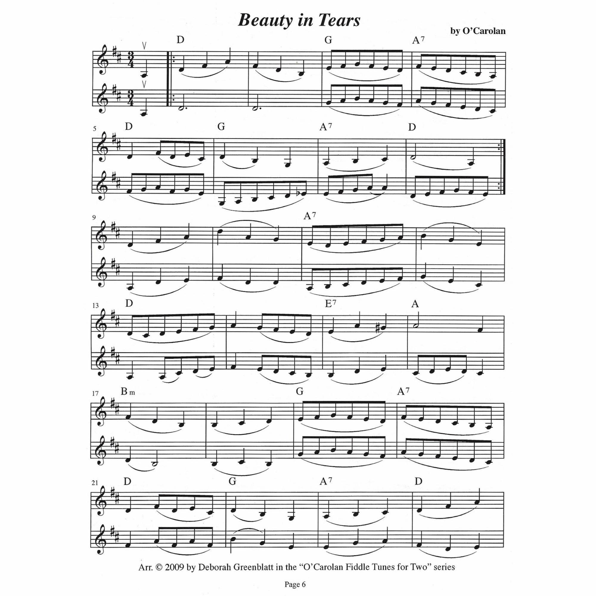 Sample: Two Violins (Pg. 6)