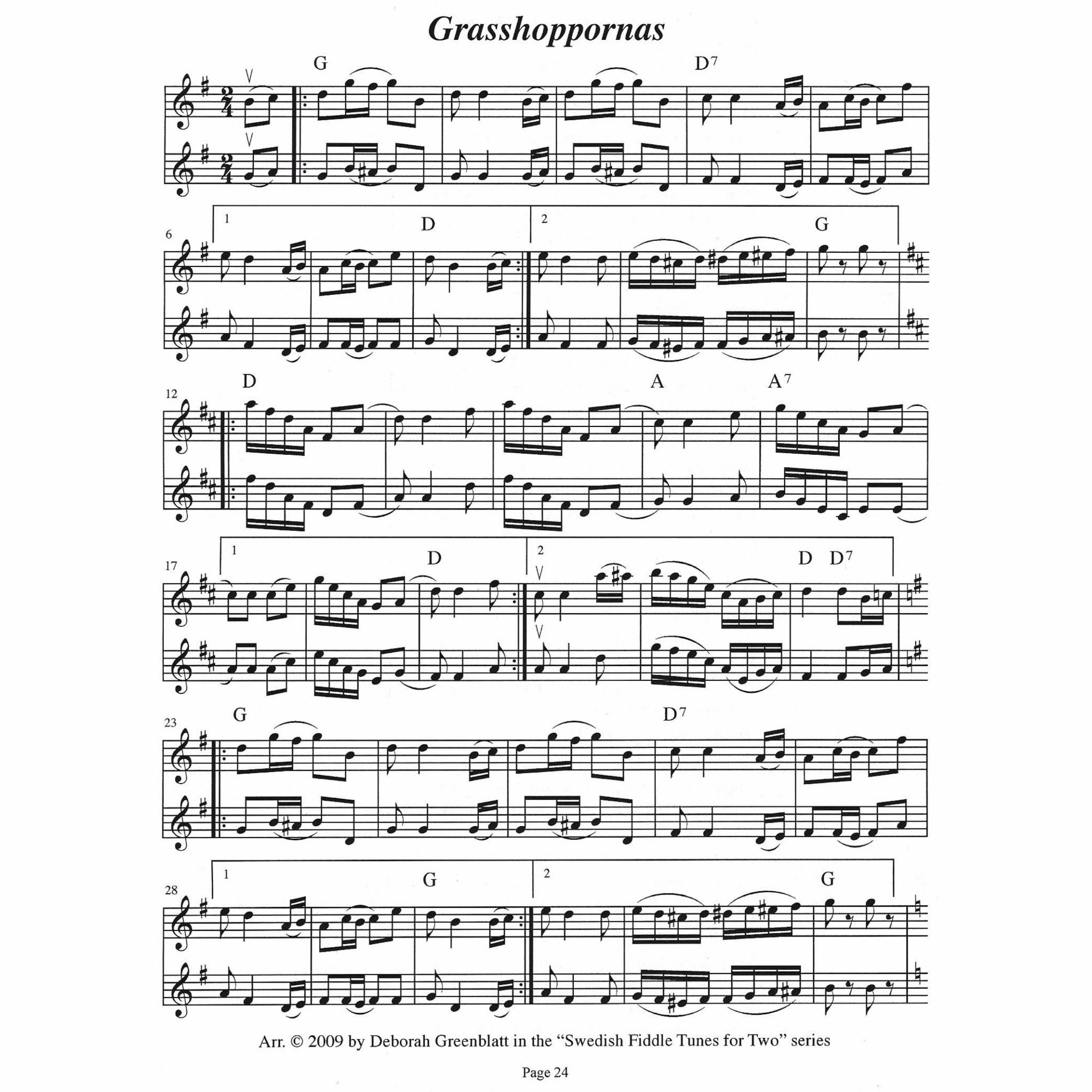 Sample: Two Violins (Pg. 24)