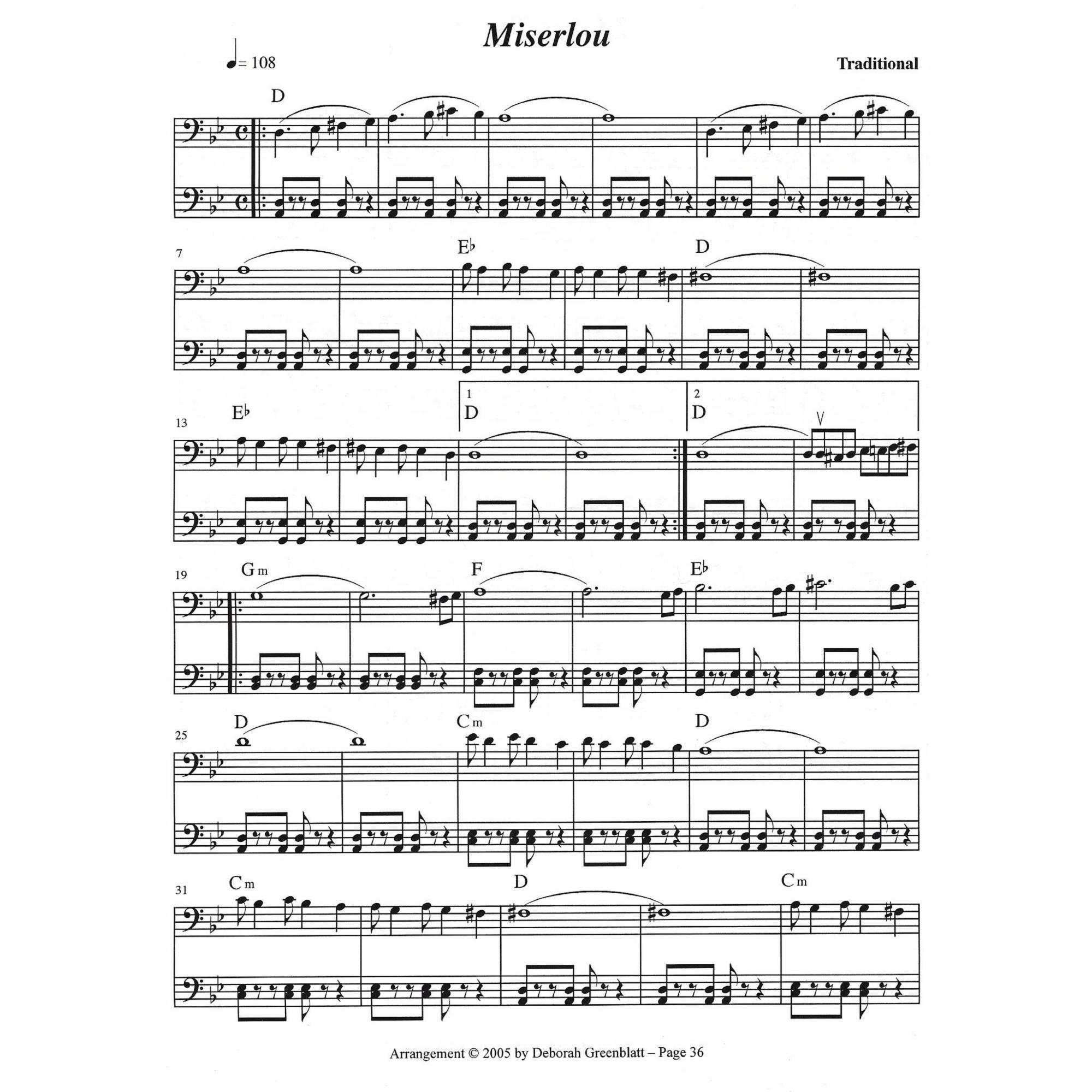 Sample: Two Cellos (Pg. 36)