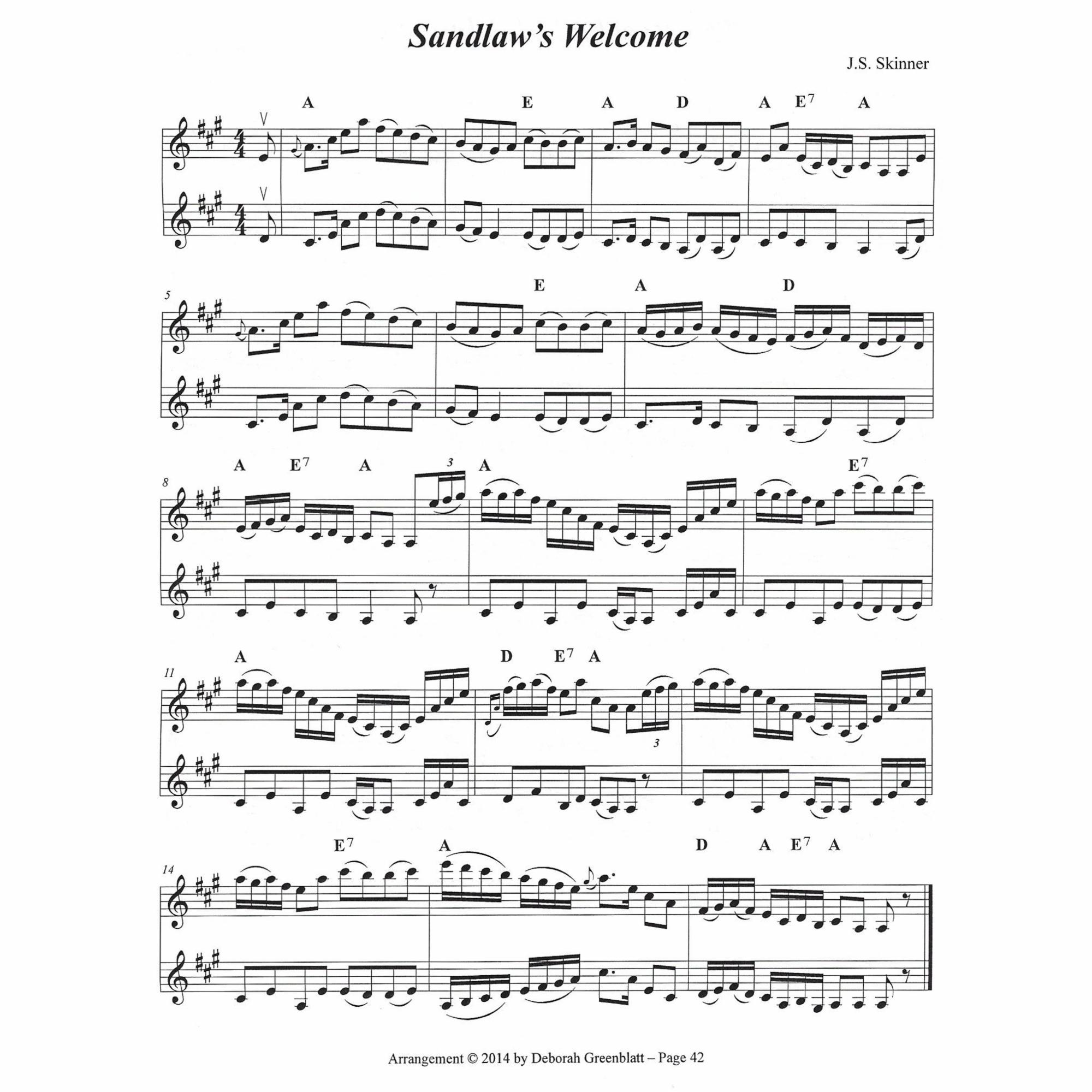 Sample: Two Violins (Pg. 42)