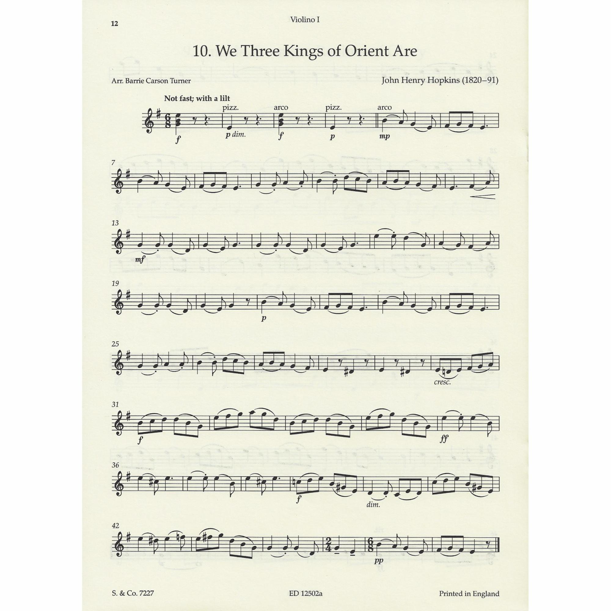 Sample: Violin I (Pg. 12)
