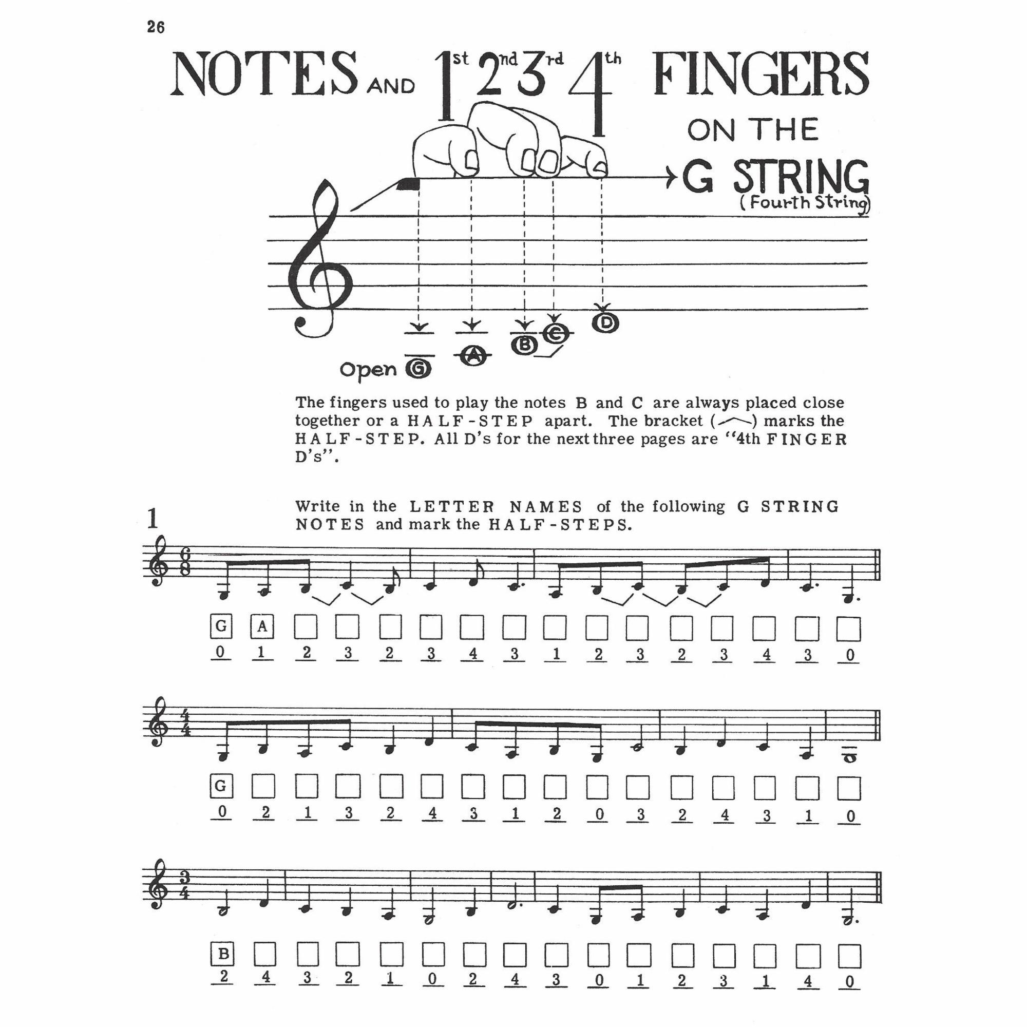 Sample: Violin (Pg. 26)