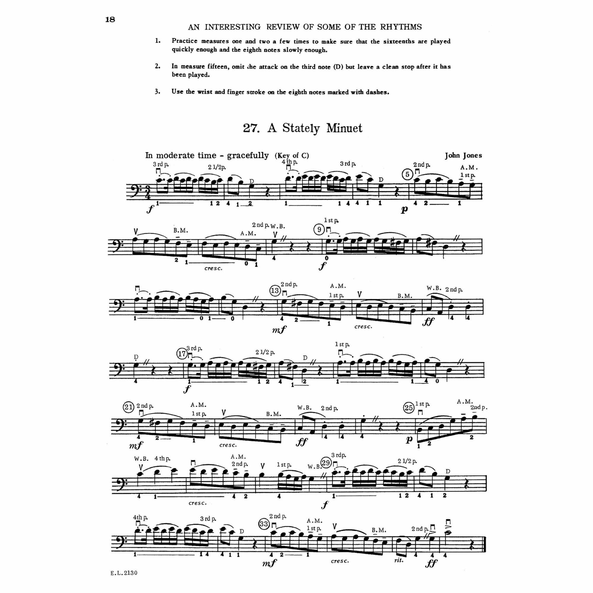 Sample: Bass (Pg. 18)