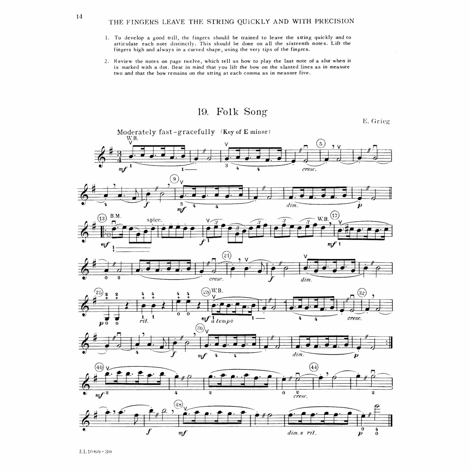 Sample: Violin (Pg. 14)