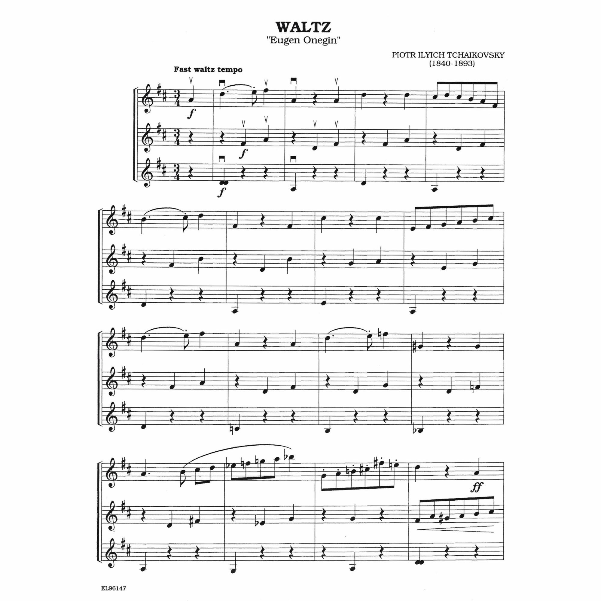 Sample: Three Violins (Pg. 16)