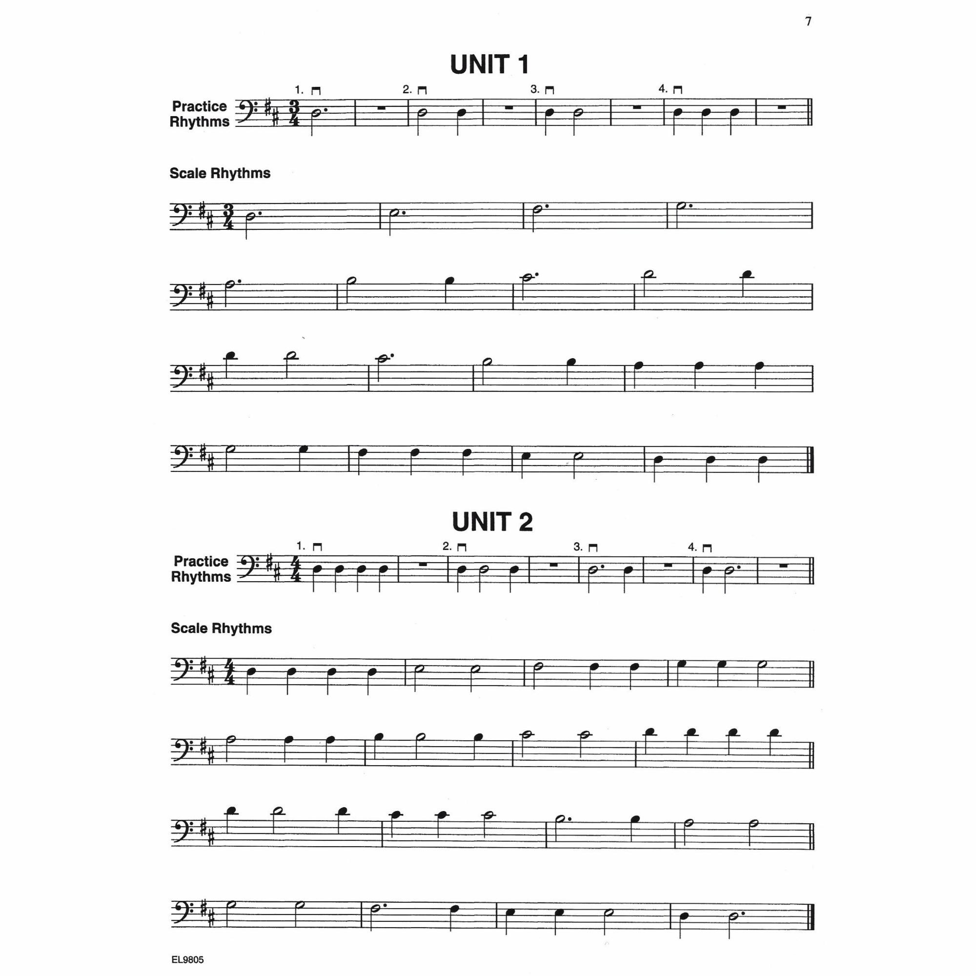 Sample: Cello/Bass (Pg. 7)