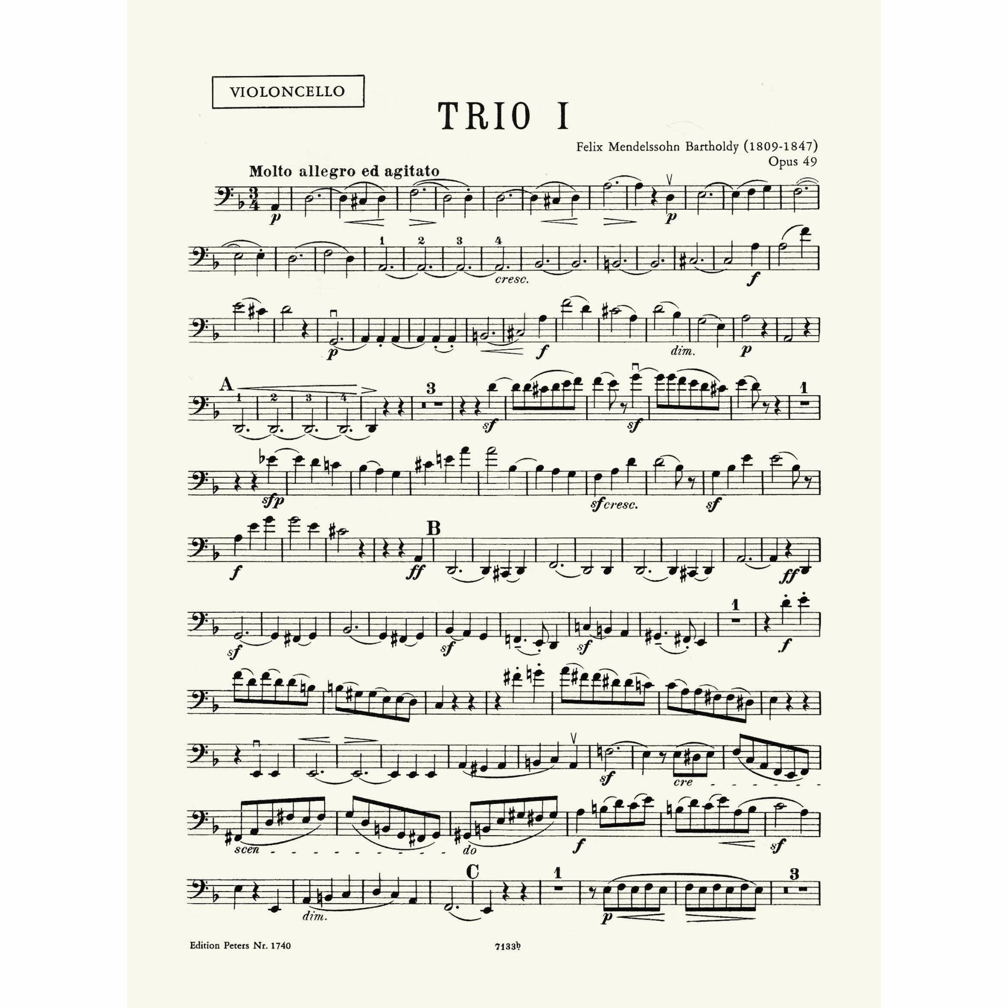 Sample: Cello (Pg. 1)