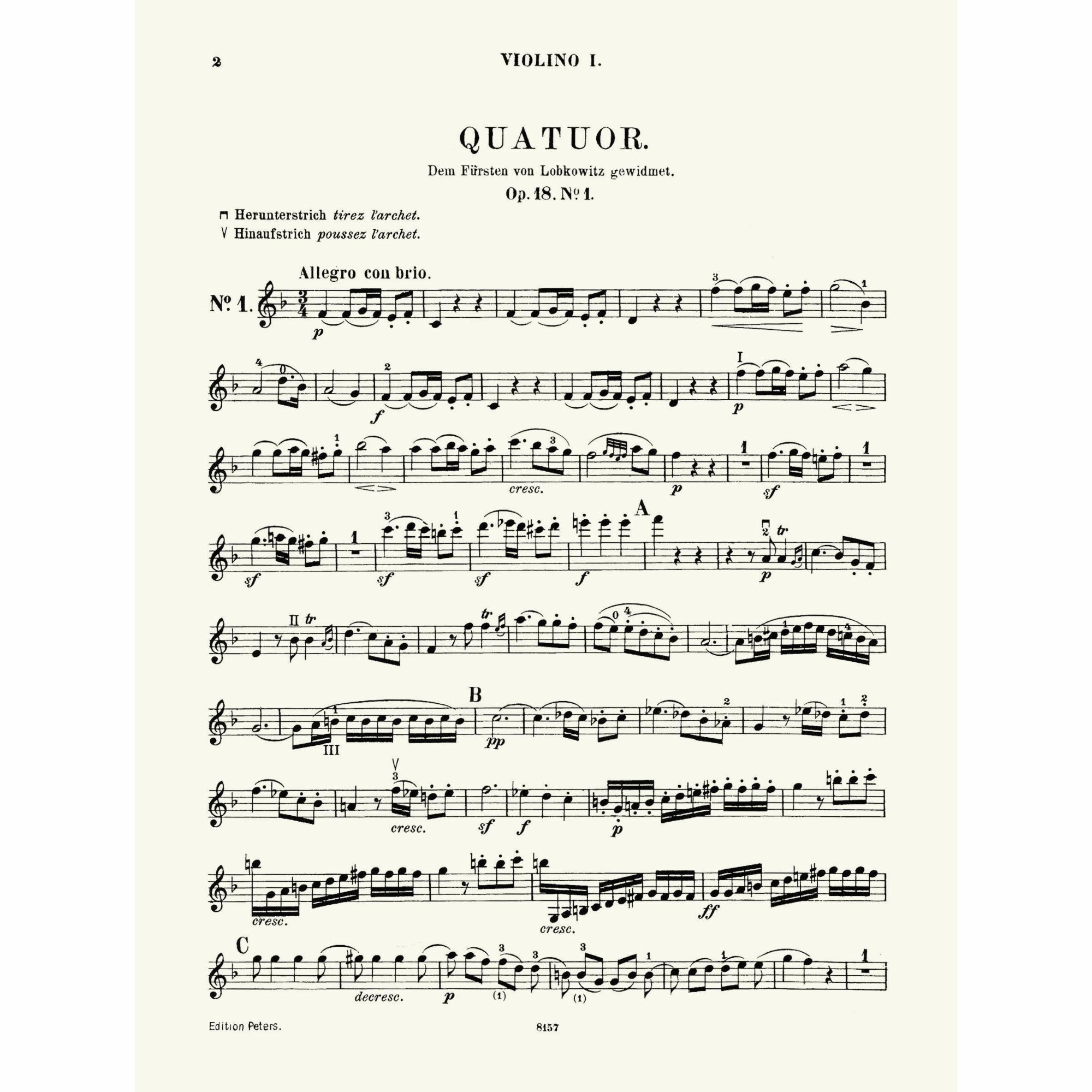 Sample: Violin I (Pg. 2)