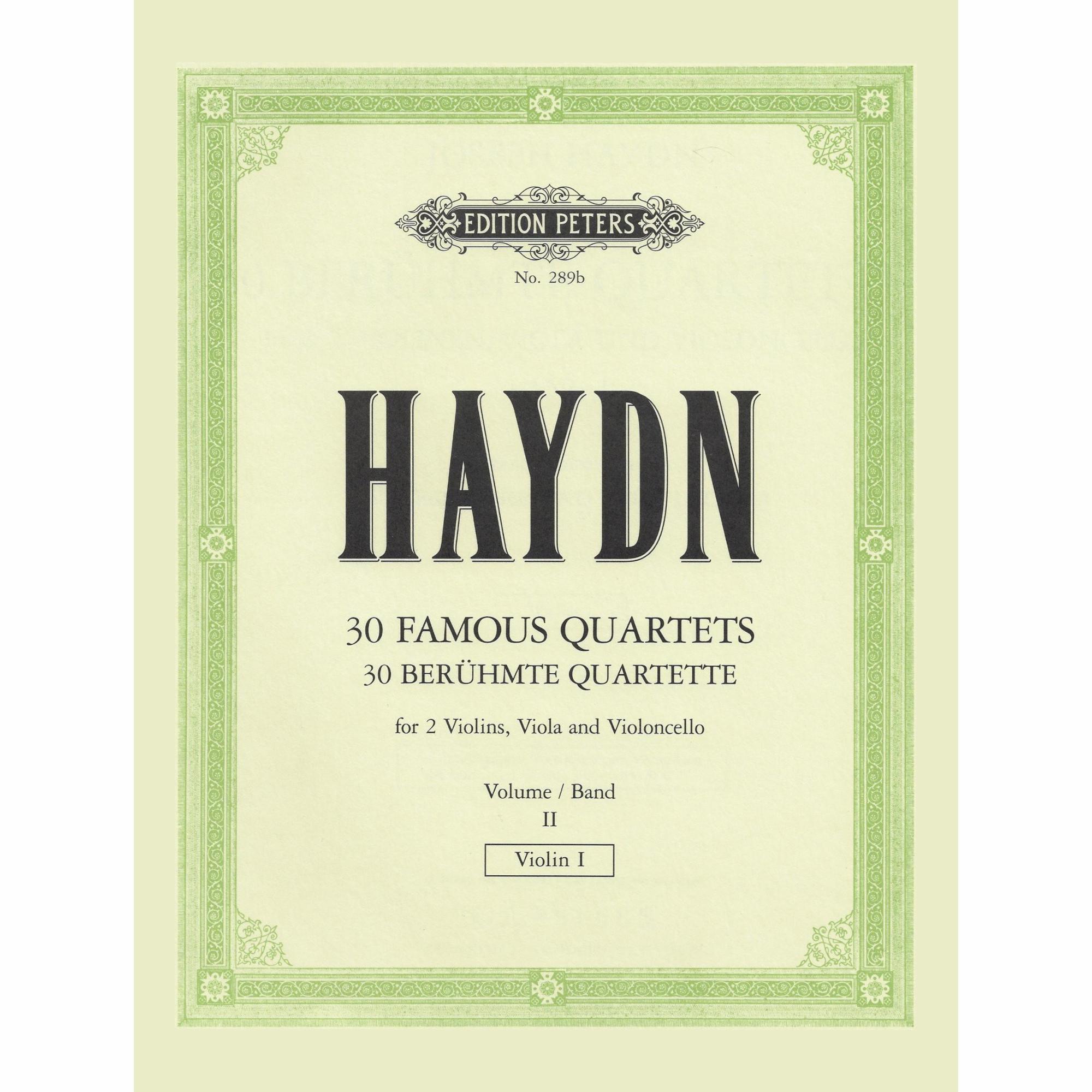 Haydn -- String Quartet, Volume II