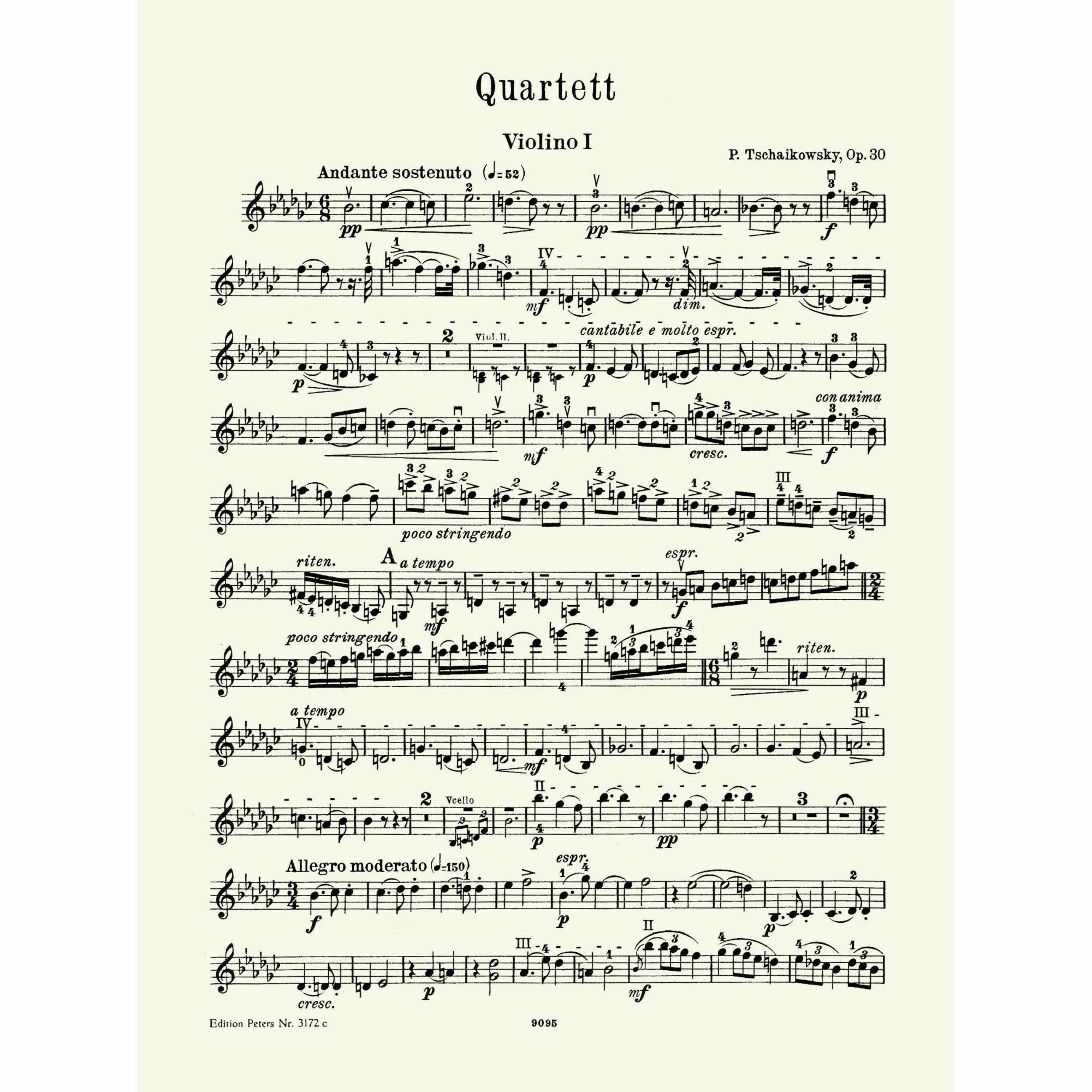 Sample: Violin I (Pg. 2)