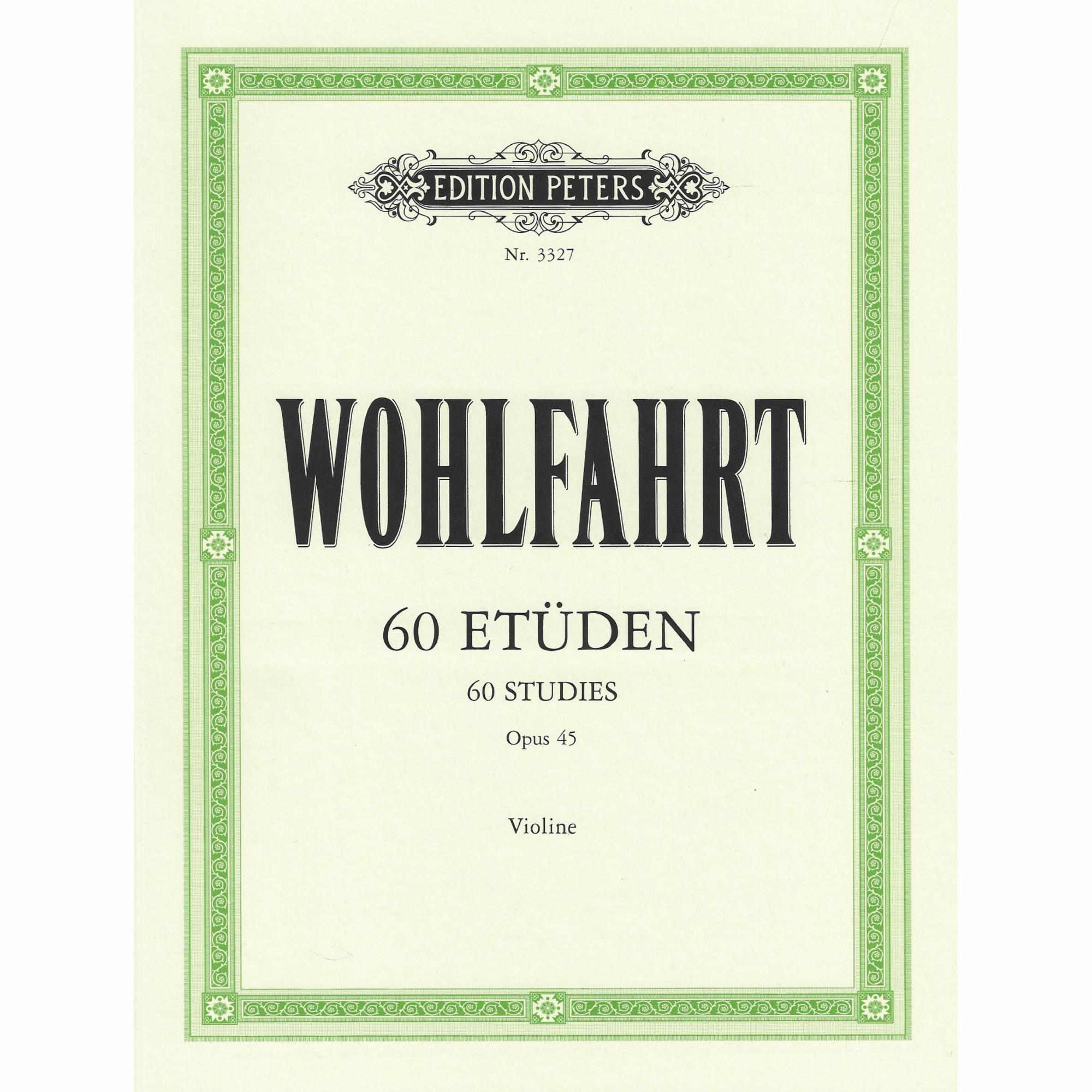 Wohlfahrt -- 60 Etudes, Op. 45 for Violin