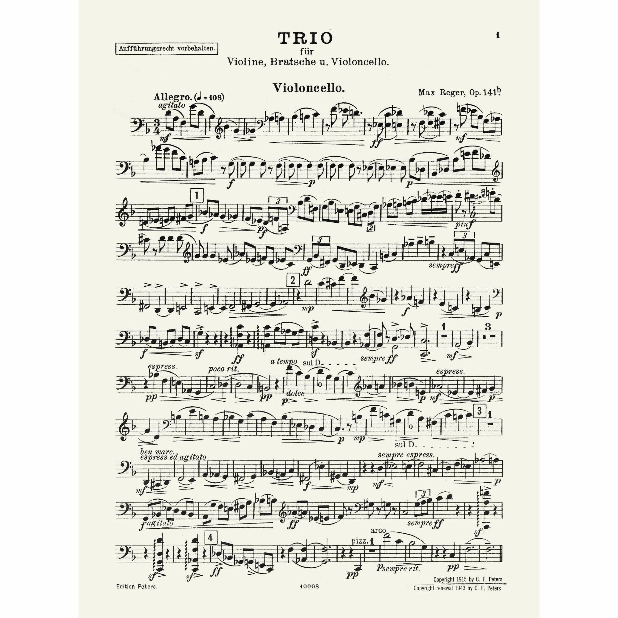 Sample: Cello (Pg. 1)