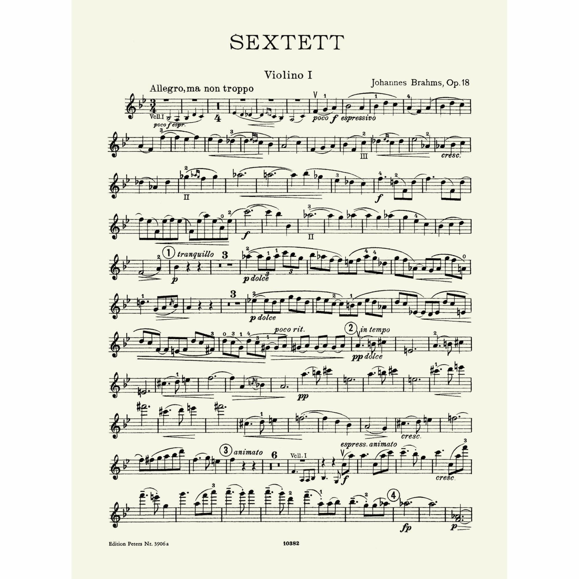 Sample: Violin I (Pg. 2)