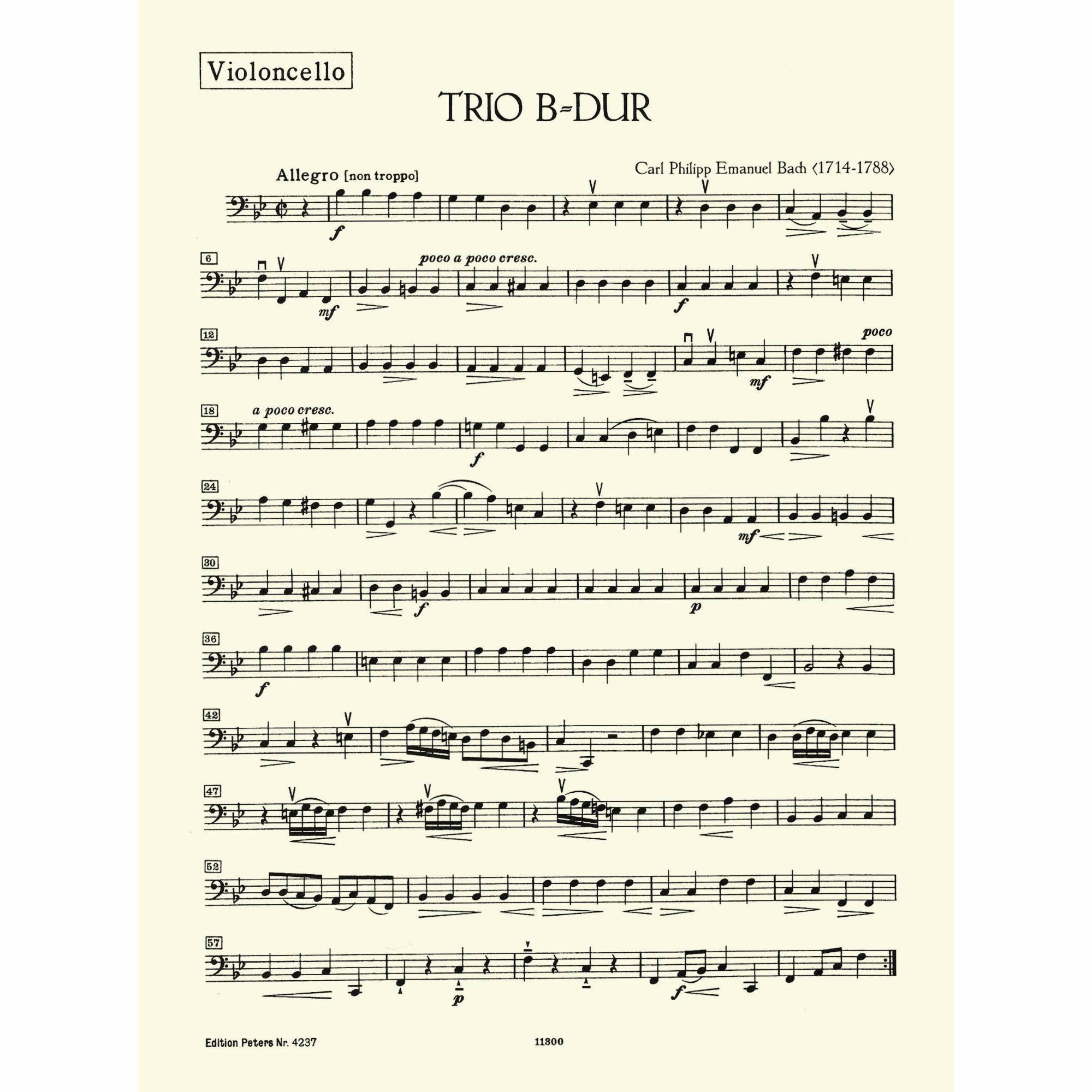 Sample: Cello (Pg. 1)