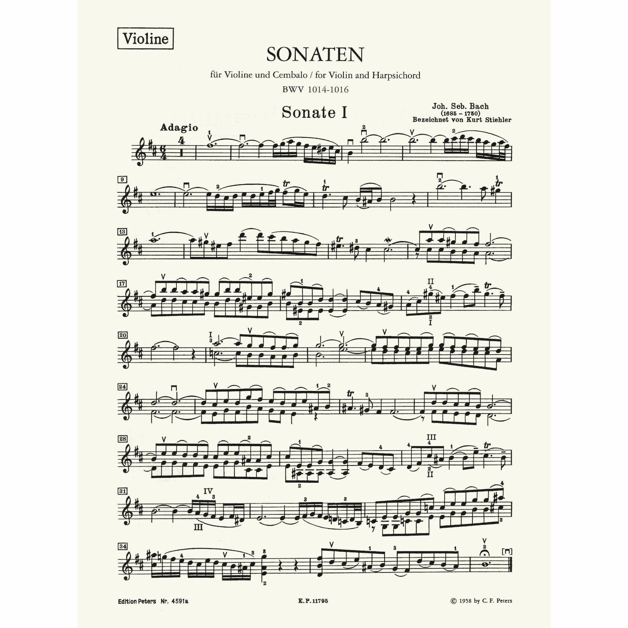 Sample: Vol. I, Violin (Pg. 1)