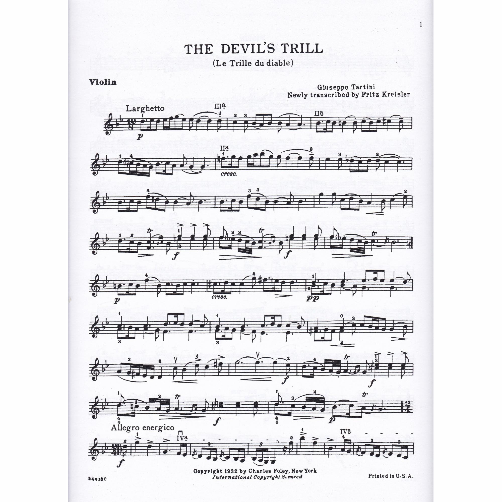The Devil's Trill Sonata