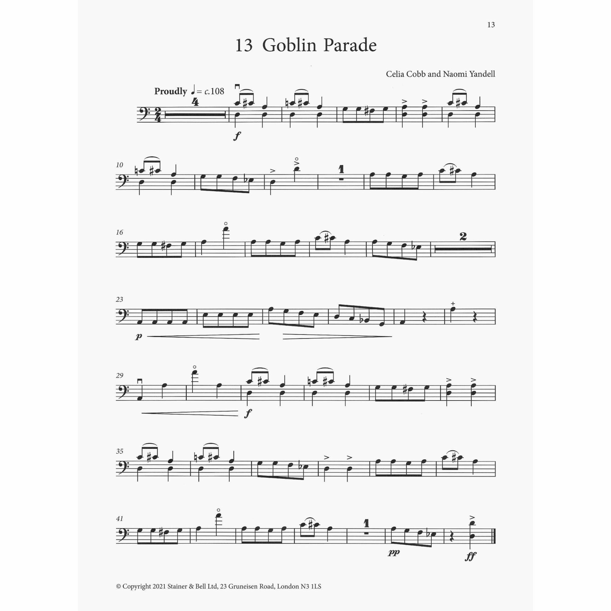 Sample: Cello Part