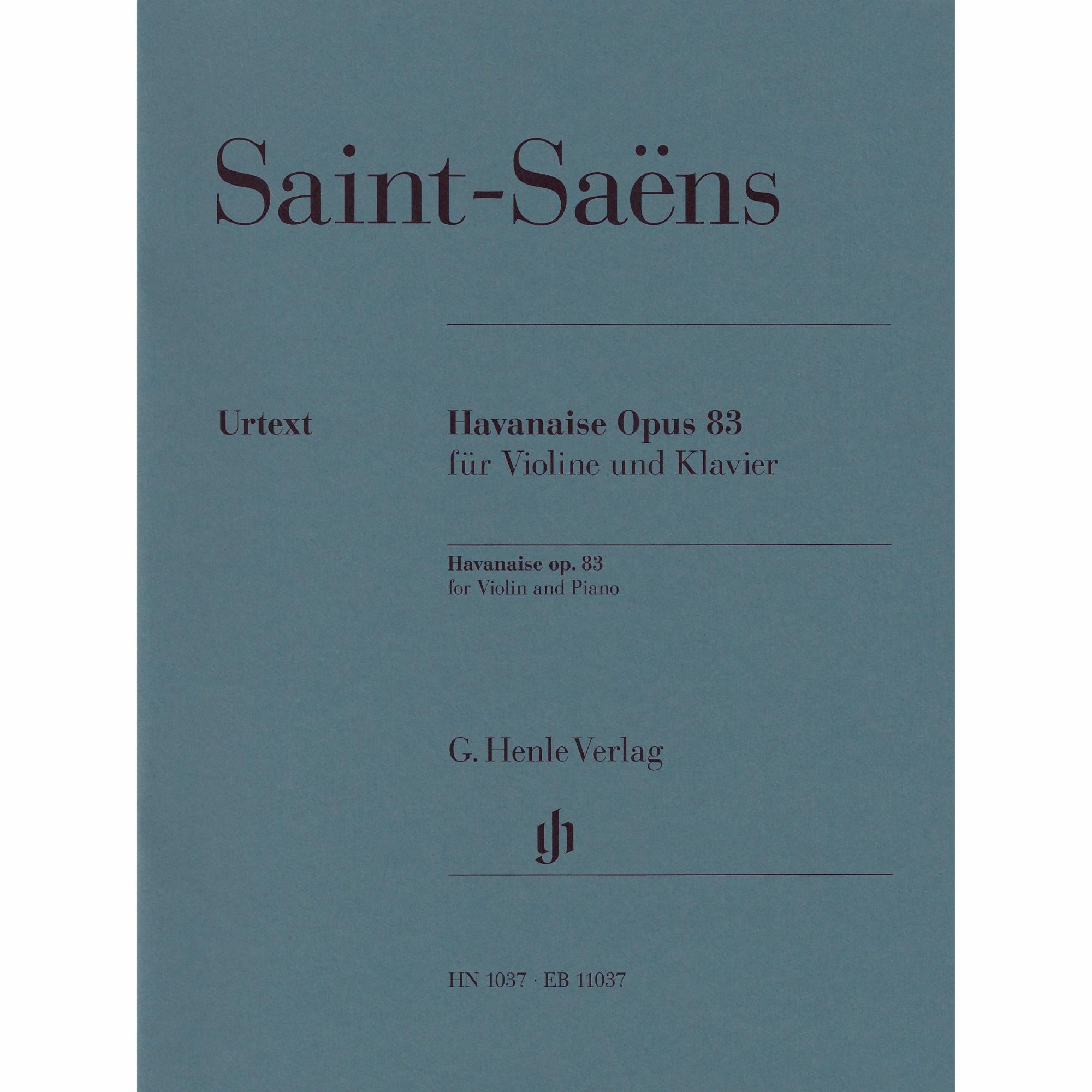 Saint-Saens -- Havanaise, Op. 83 for Violin and Piano