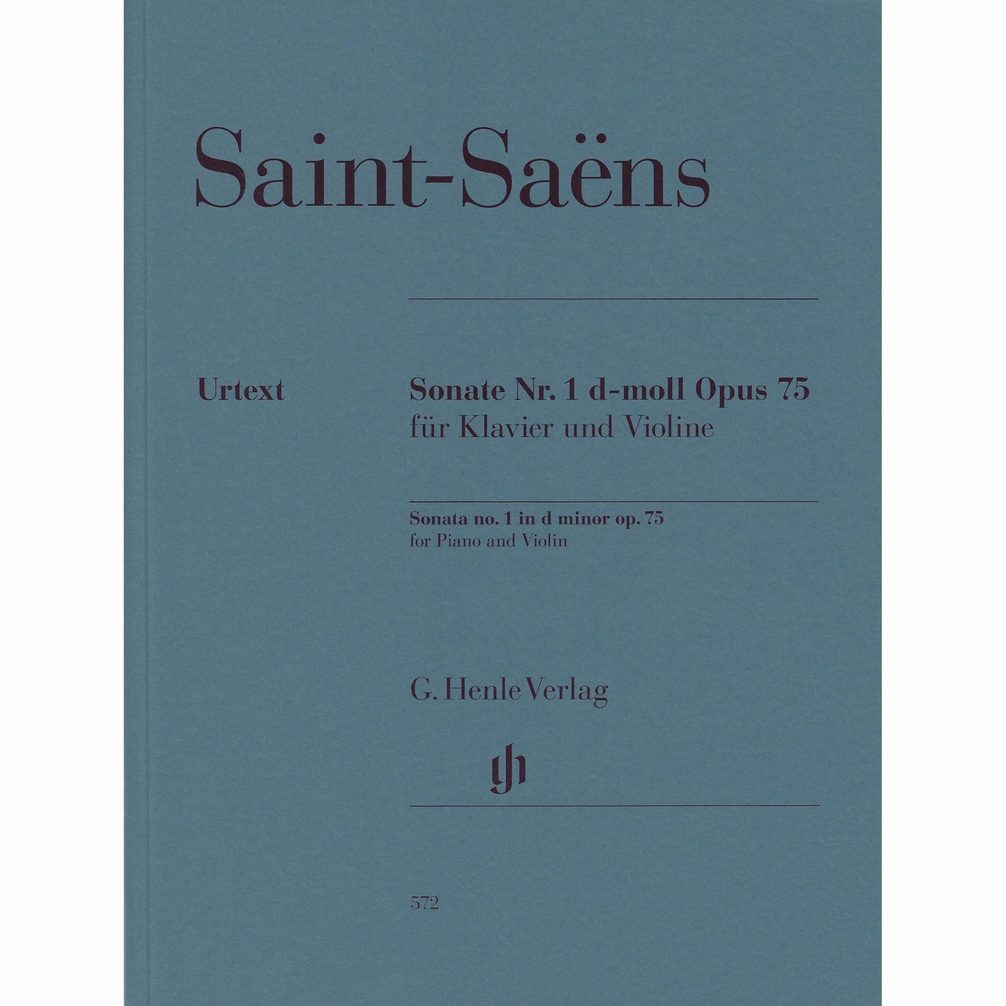 Saint-Saens -- Sonata No. 1 in D Minor, Op. 75 for Violin and Piano