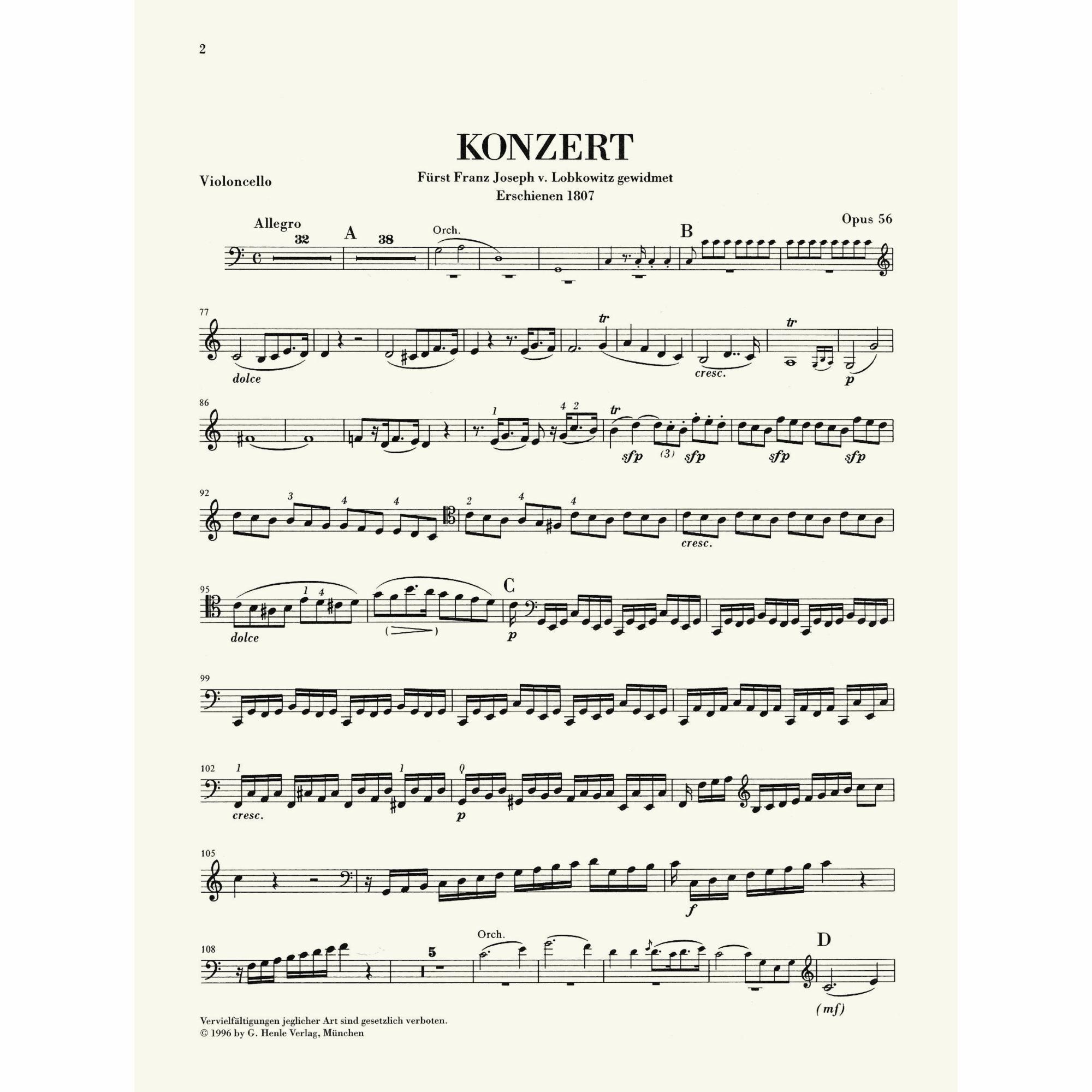 Sample: Cello (Pg. 2)