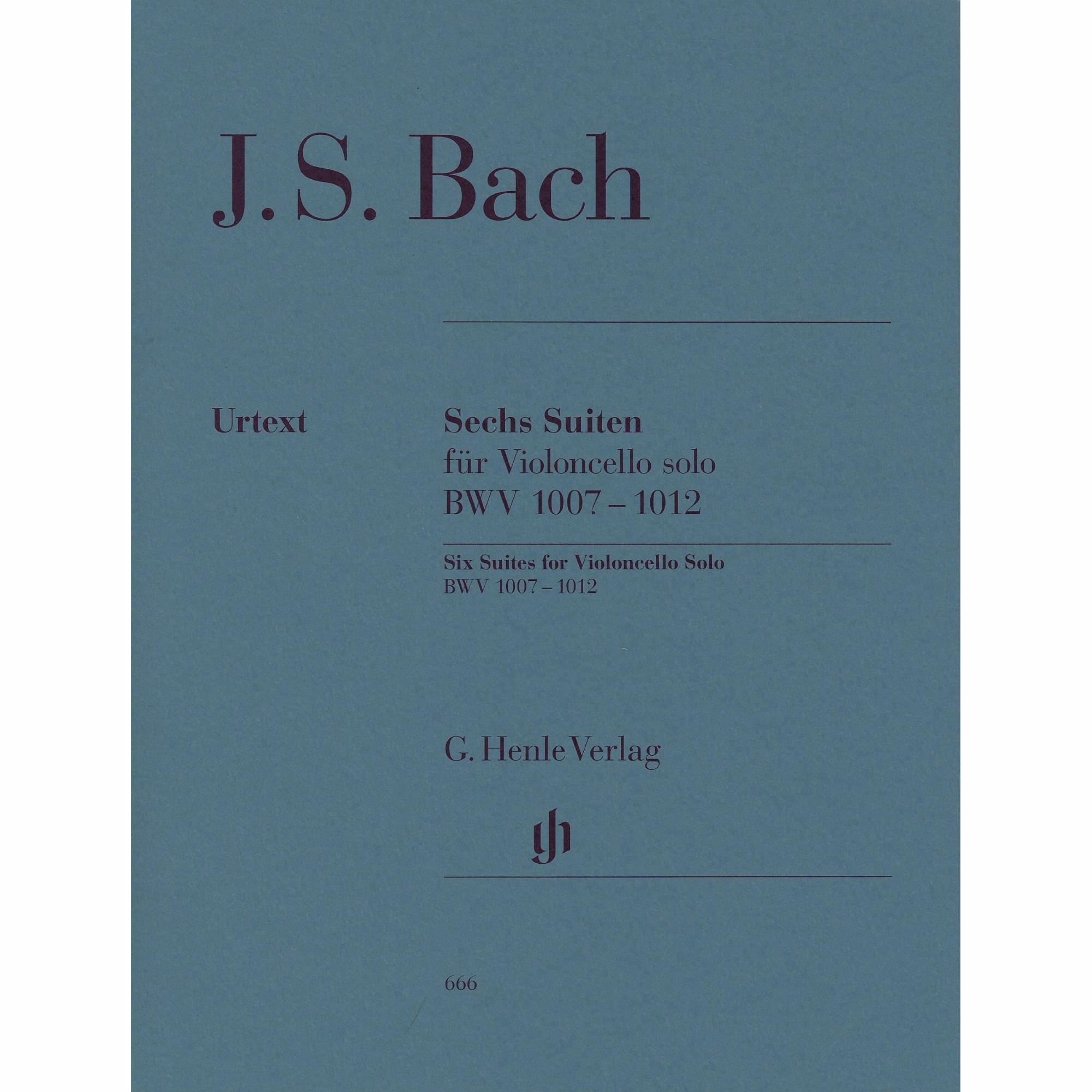 Bach -- Six Suites, BWV 1007-1012 for Solo Cello