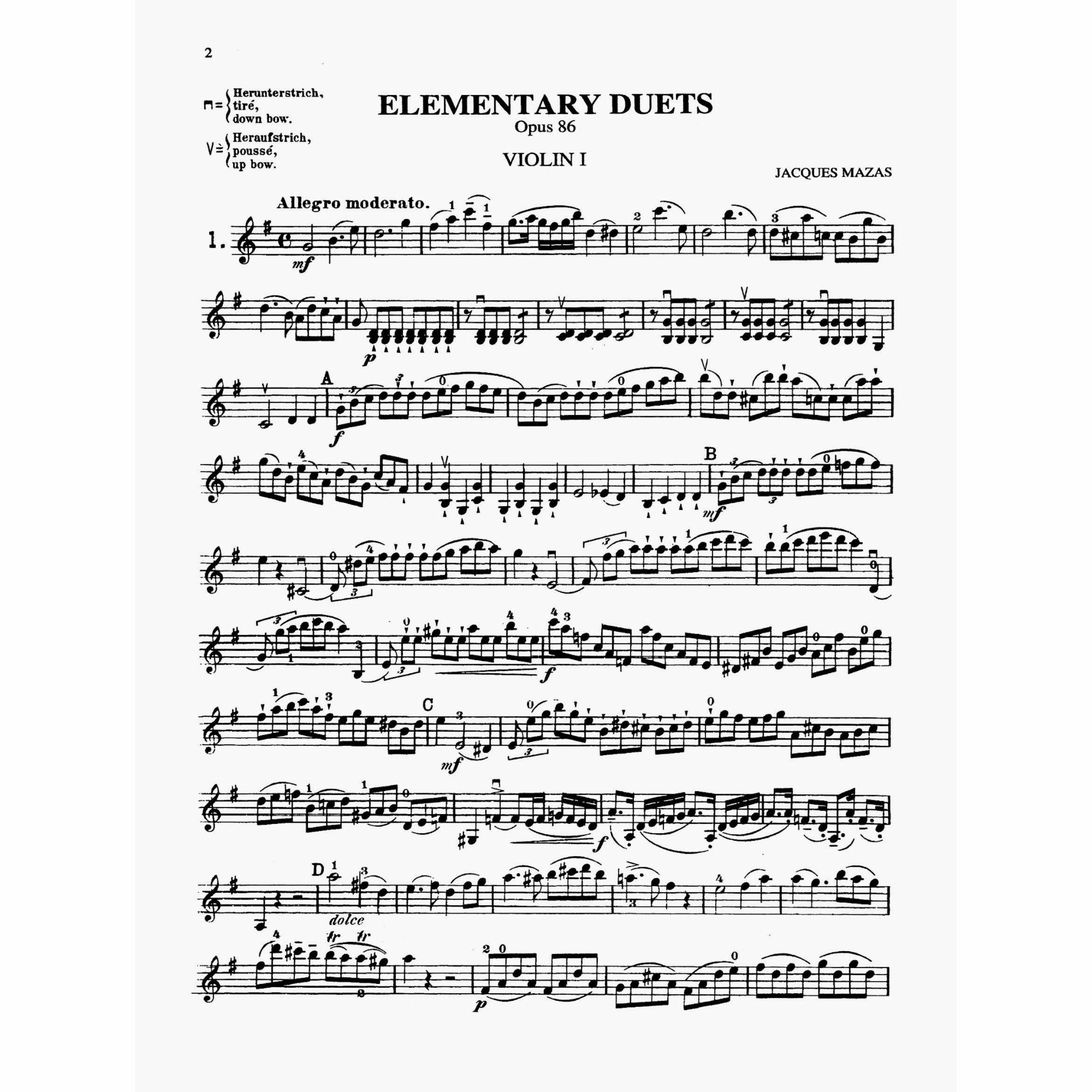 Sample: Violin I (Pg. 2)