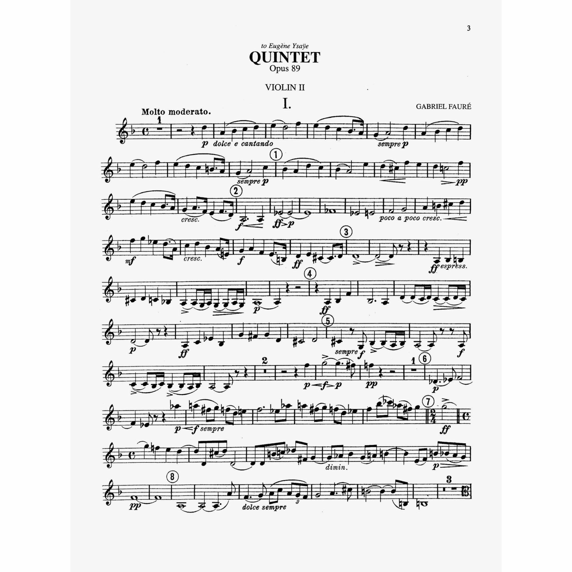 Sample: Violin II (Pg. 3)