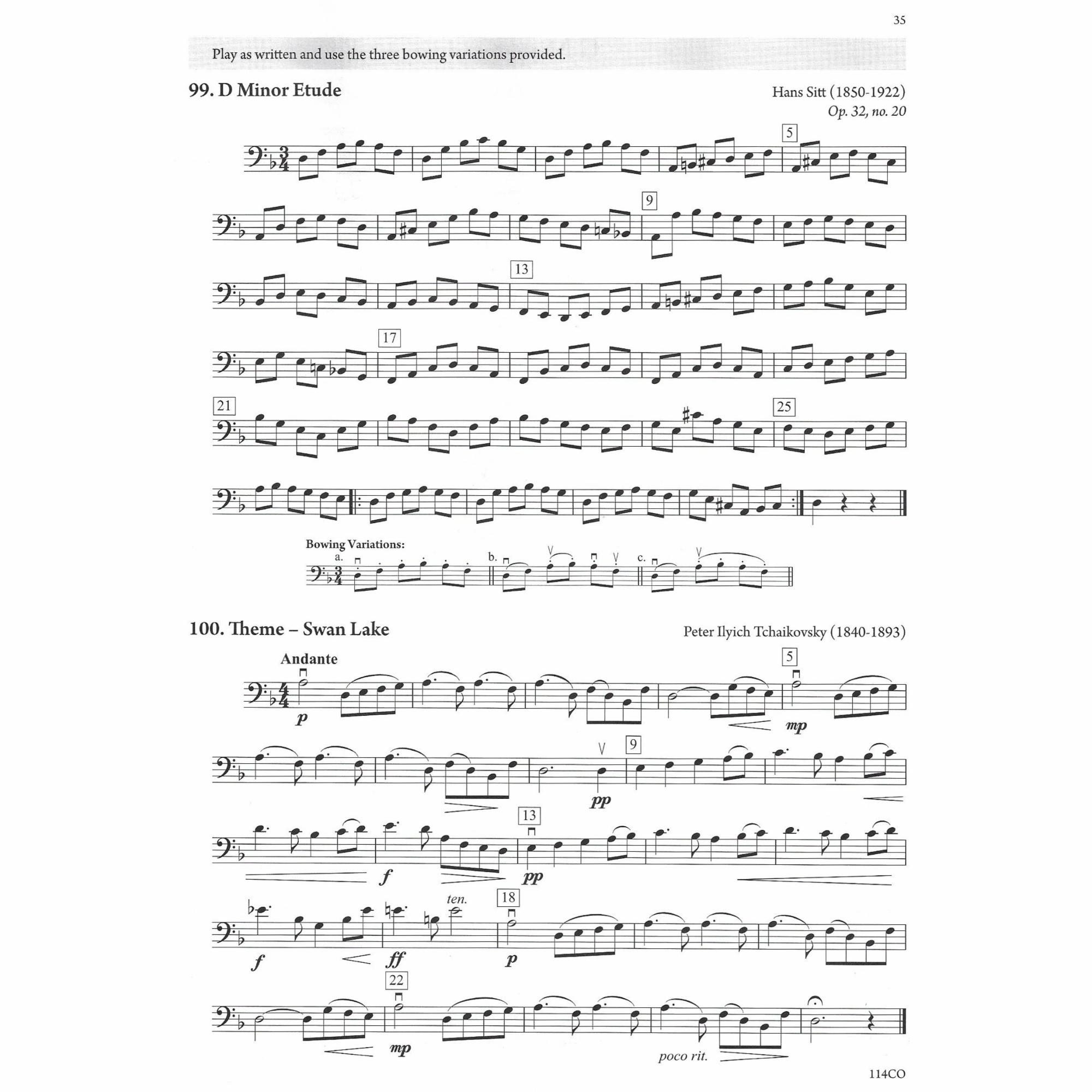 Sample: Cello (Pg. 35)