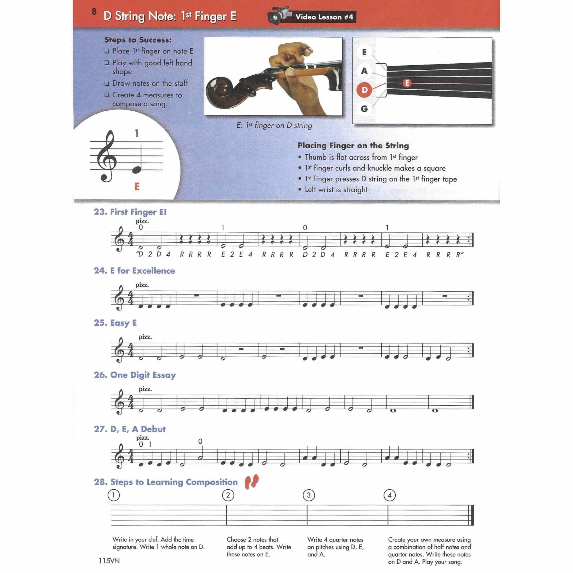 Sample: Violin (Pg. 8)