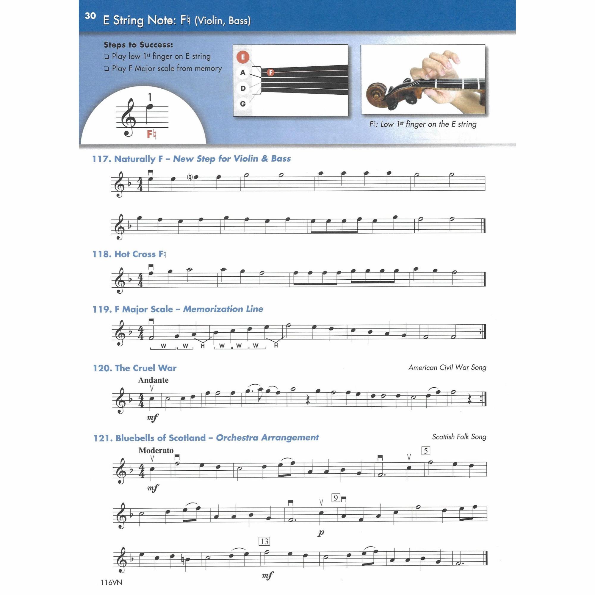 Sample: Violin (Pg. 30)