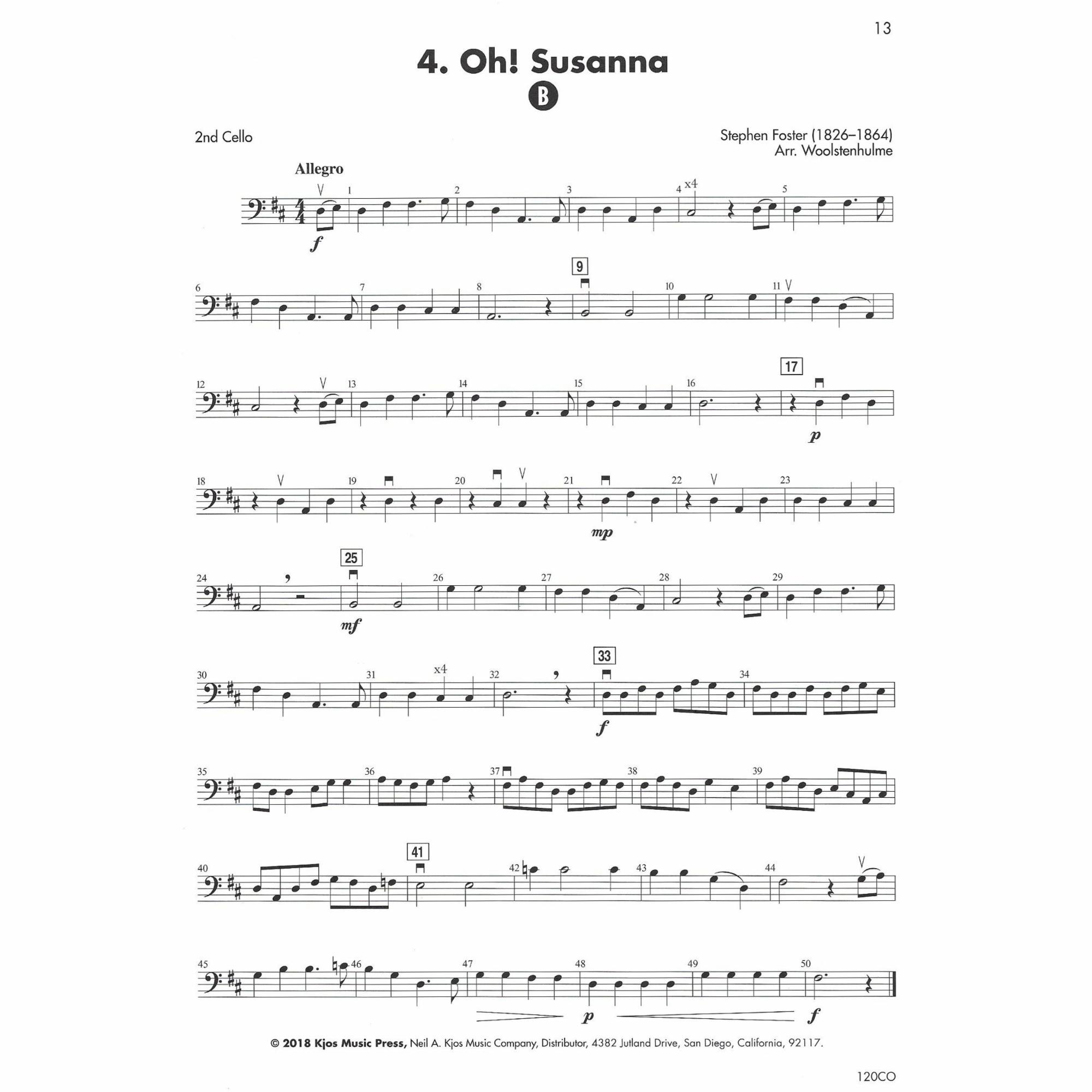 Sample: Cello (Pg. 13)