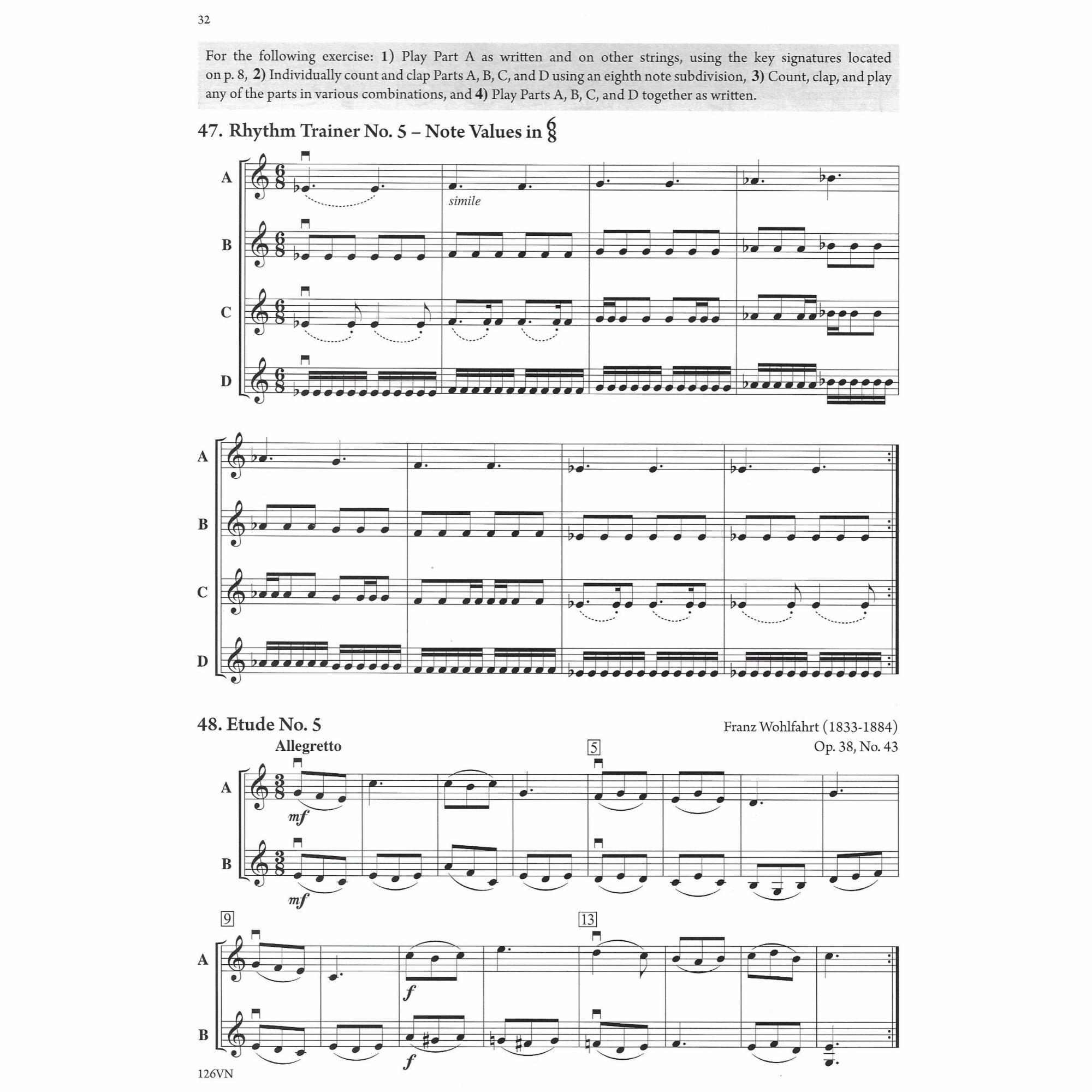 Sample: Violin (Pg. 32)