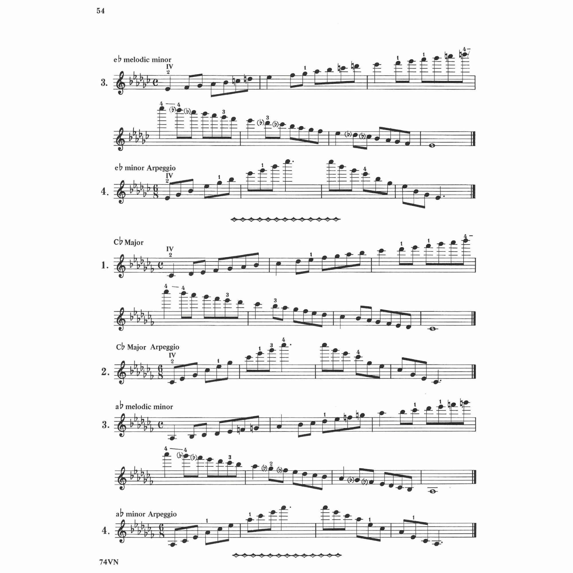 Sample: Violin (Pg. 54)