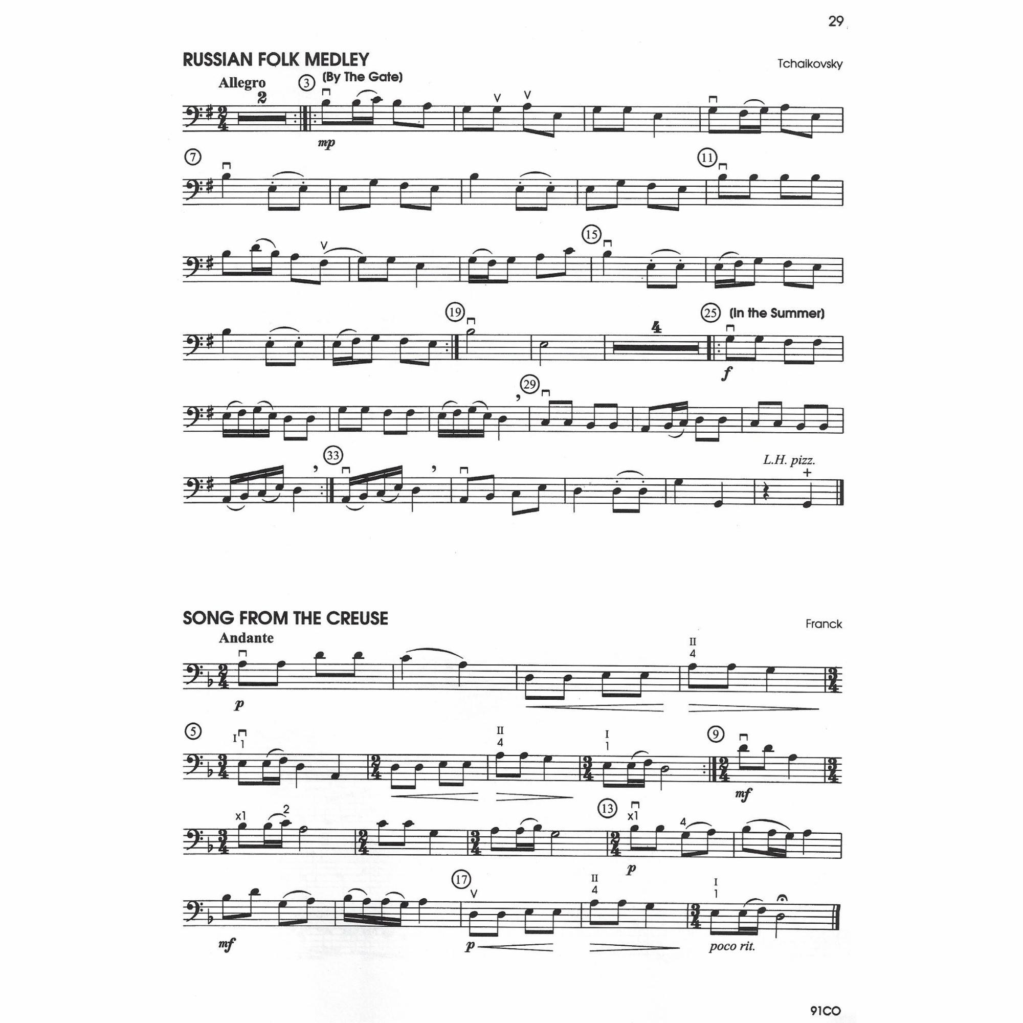 Sample: Cello (Pg. 29)