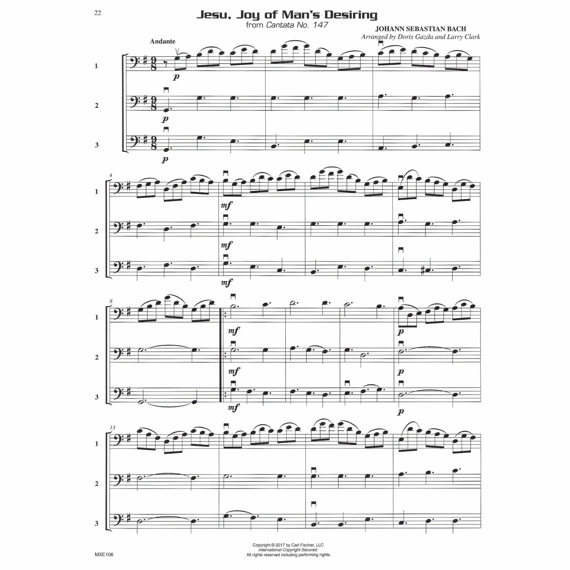 Sample: Cello (Pg. 22)