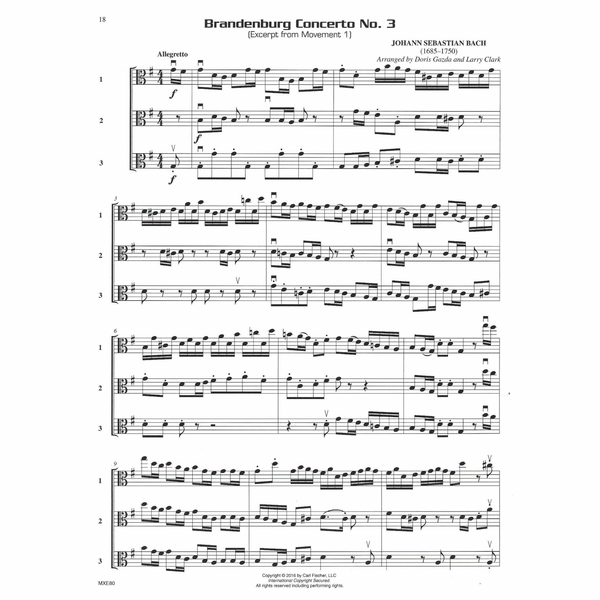 Sample: Three Violas (Pg. 18)