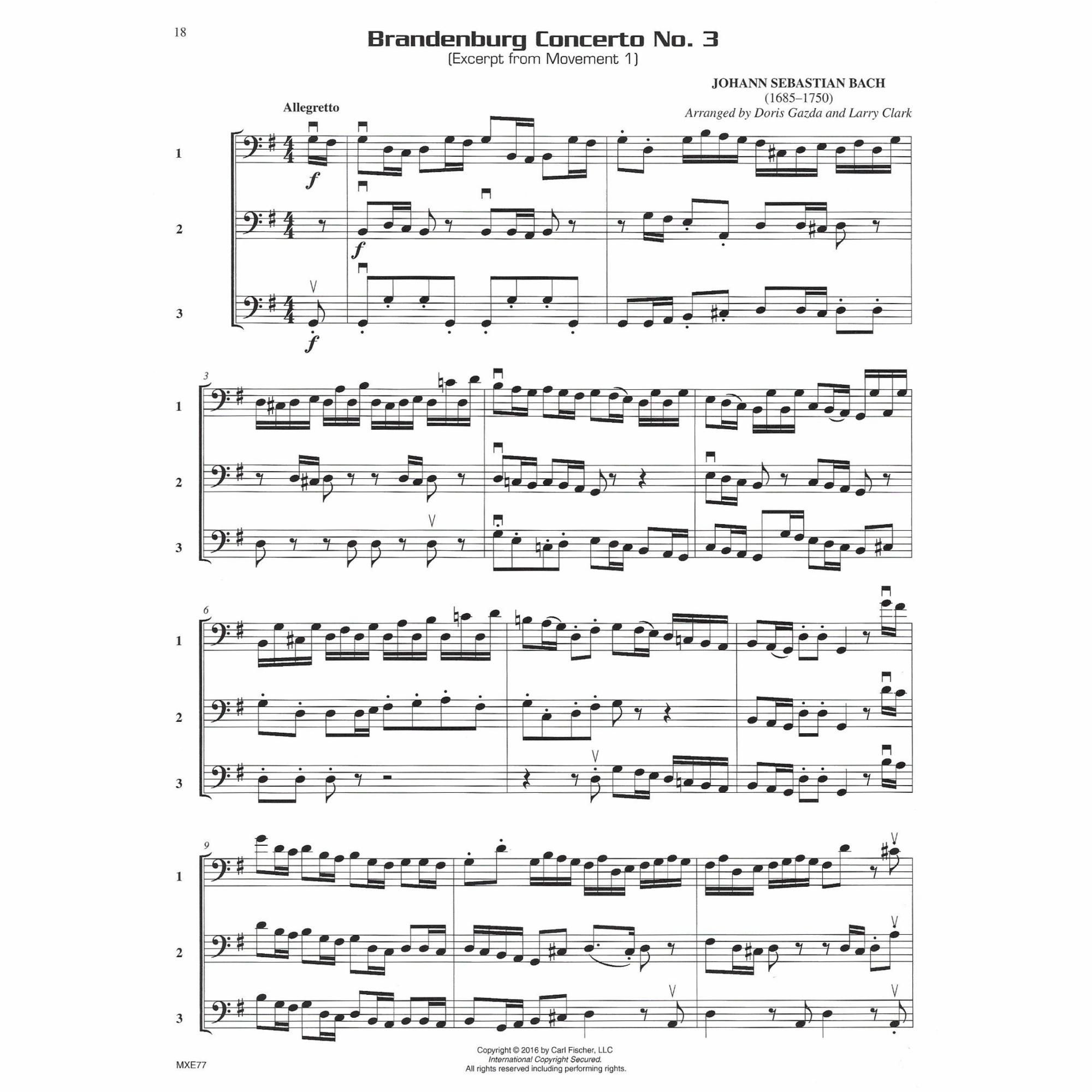 Sample: Three Cellos (Pg. 18)