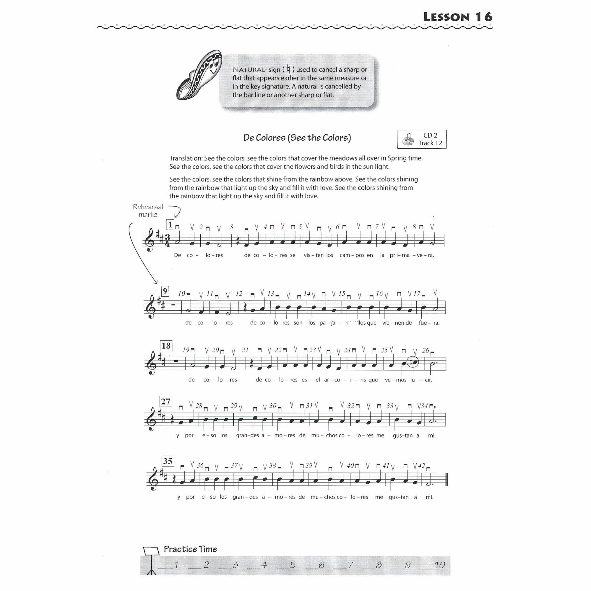 Sample: Violin (Pg. 19)