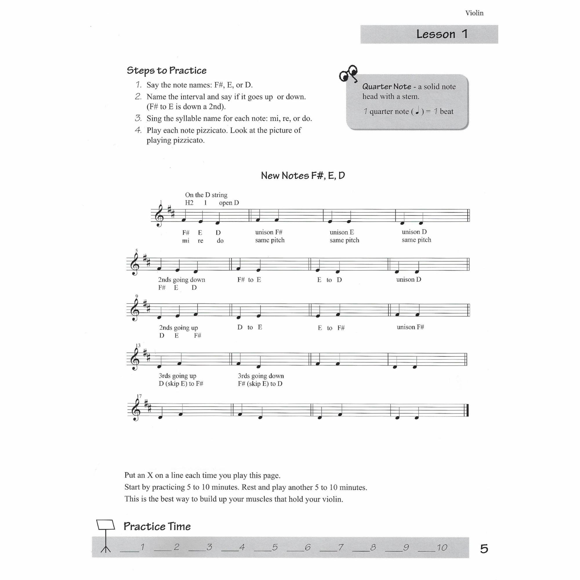 Sample: Violin (Pg. 5)