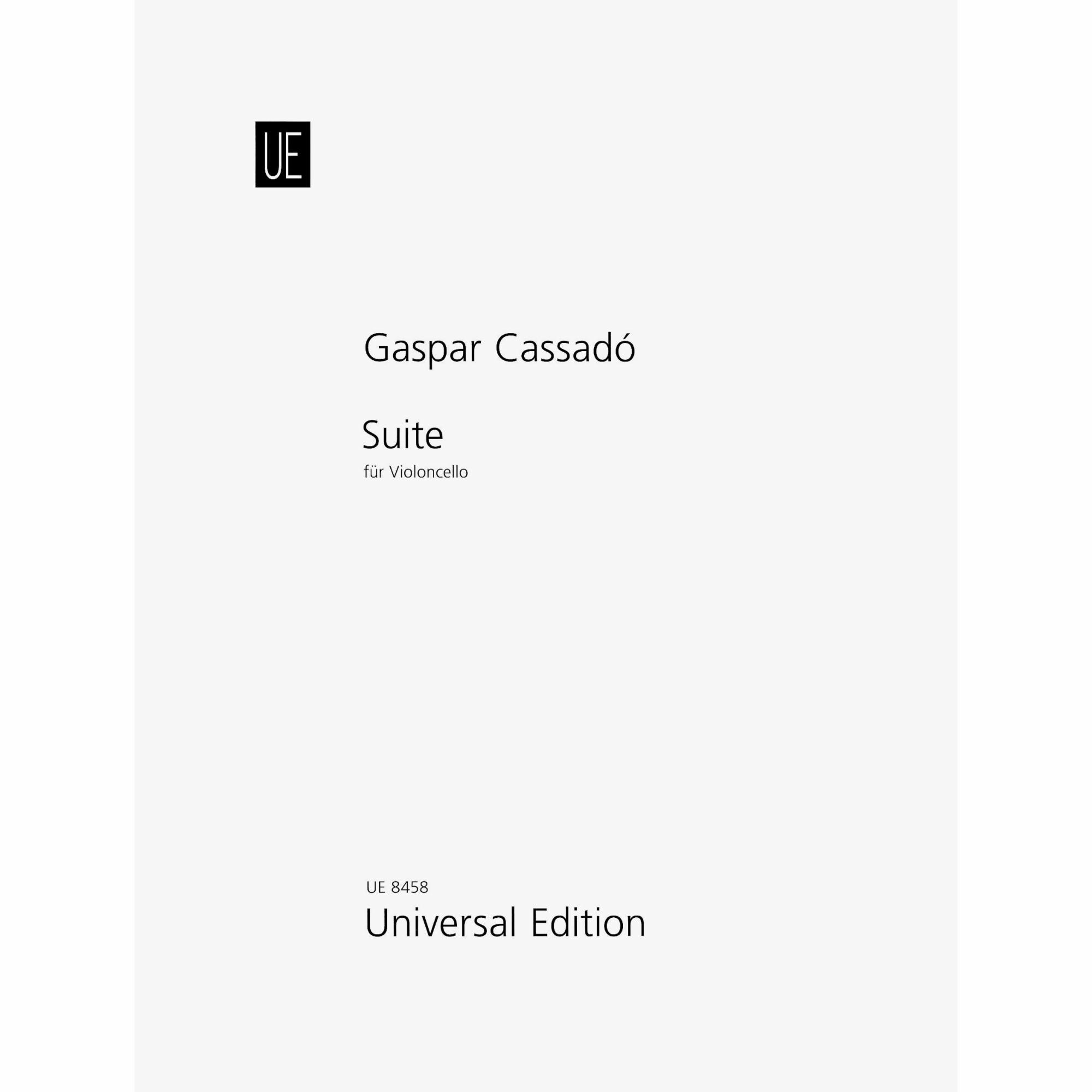 Cassado -- Suite for Solo Cello