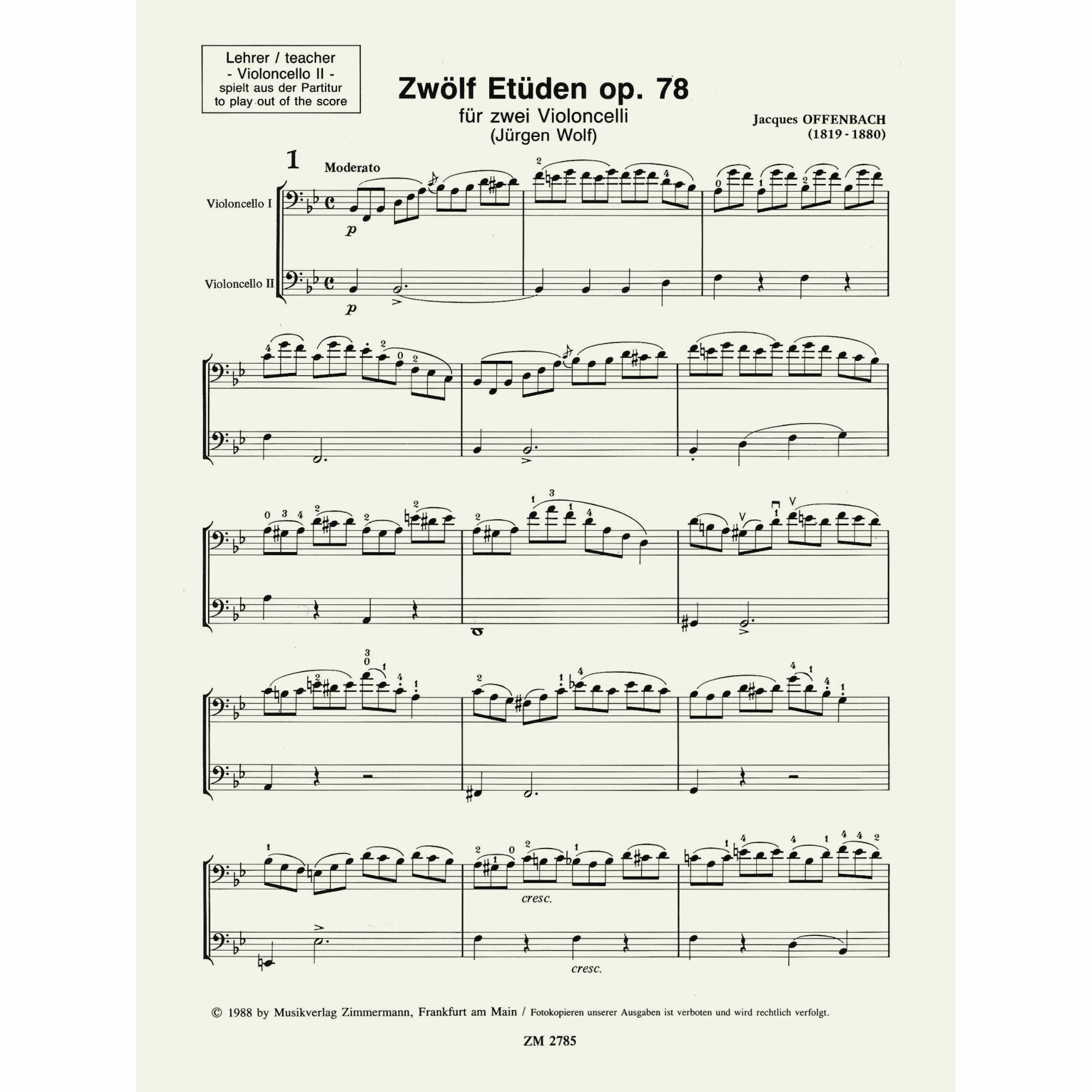 Sample: Vol. 1, Cello II