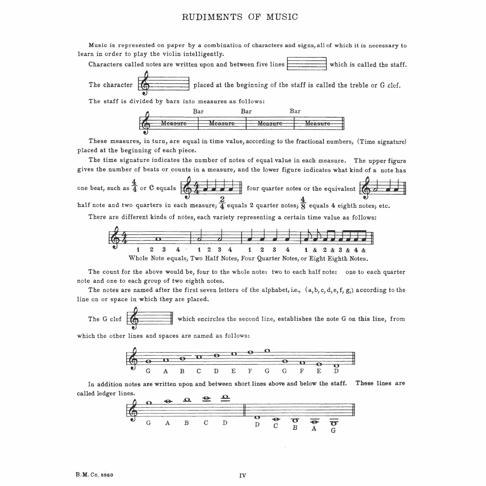 Sample: Violin (Pg. IV)